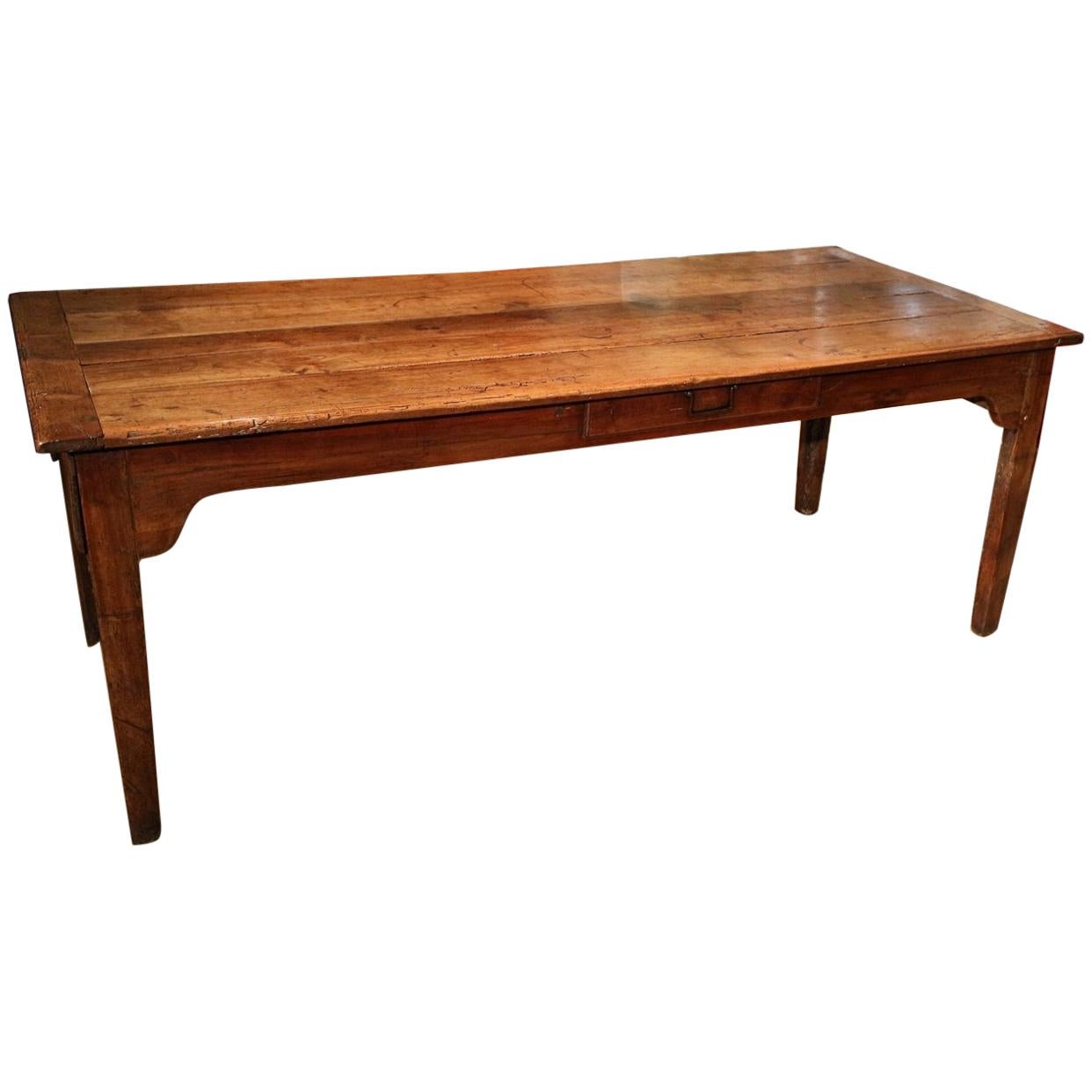 18th Century French  Cherrywood Farmhouse Table