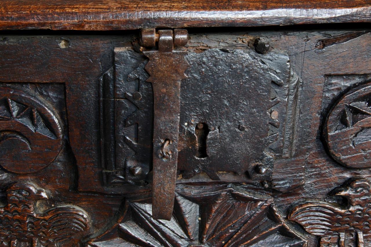 Hand-Carved 18th Century French Chest