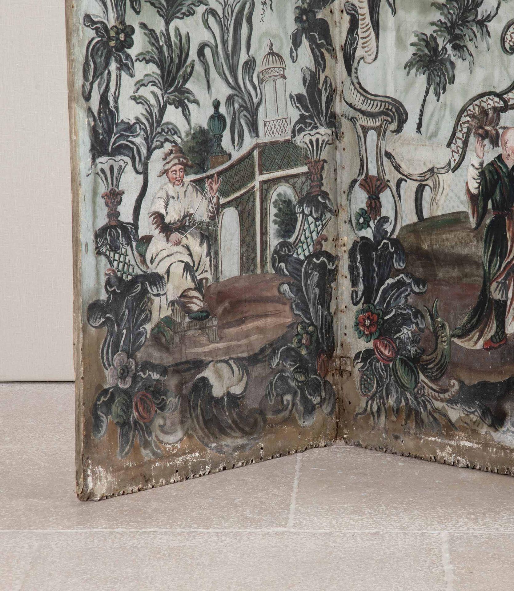 18th Century French Chinoiserie Screen For Sale 7