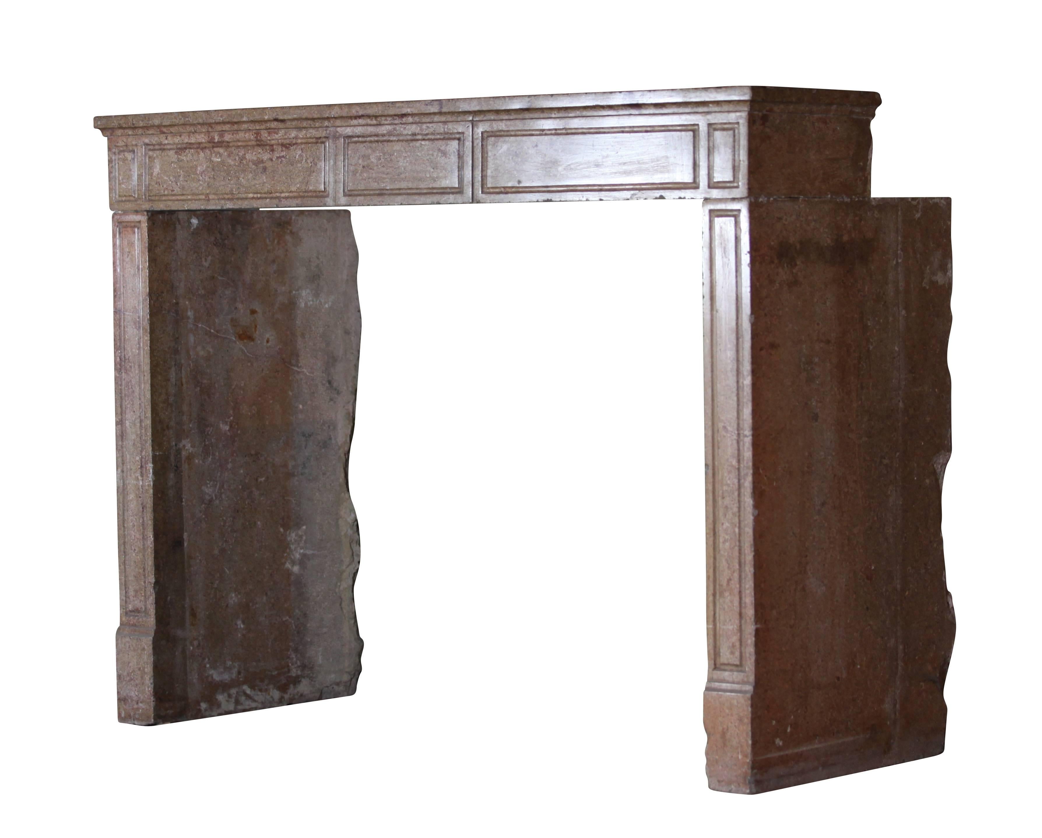 18th Century French Classic Antique Fireplace Surround For Sale 1