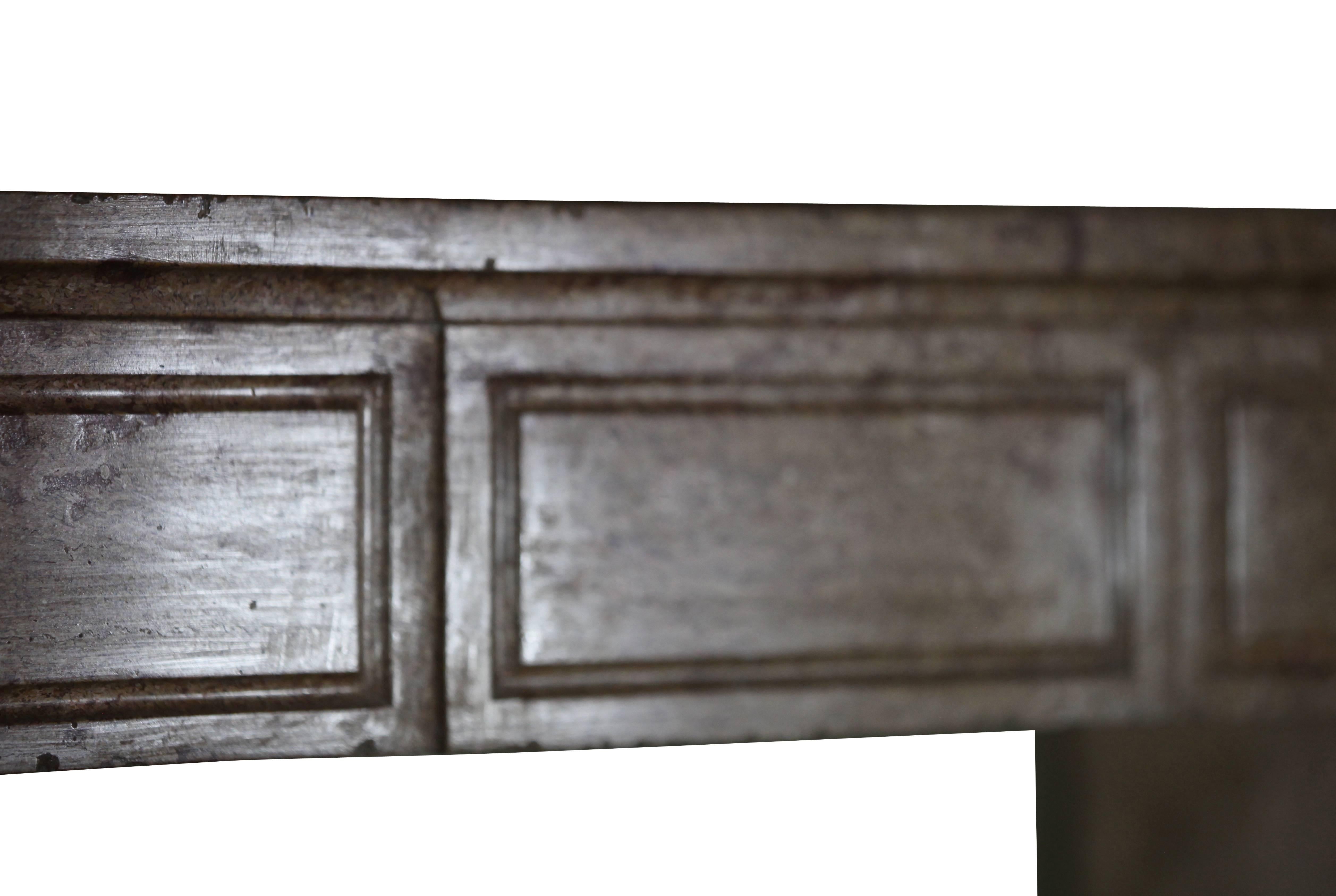 18th Century French Classic Antique Fireplace Surround For Sale 3