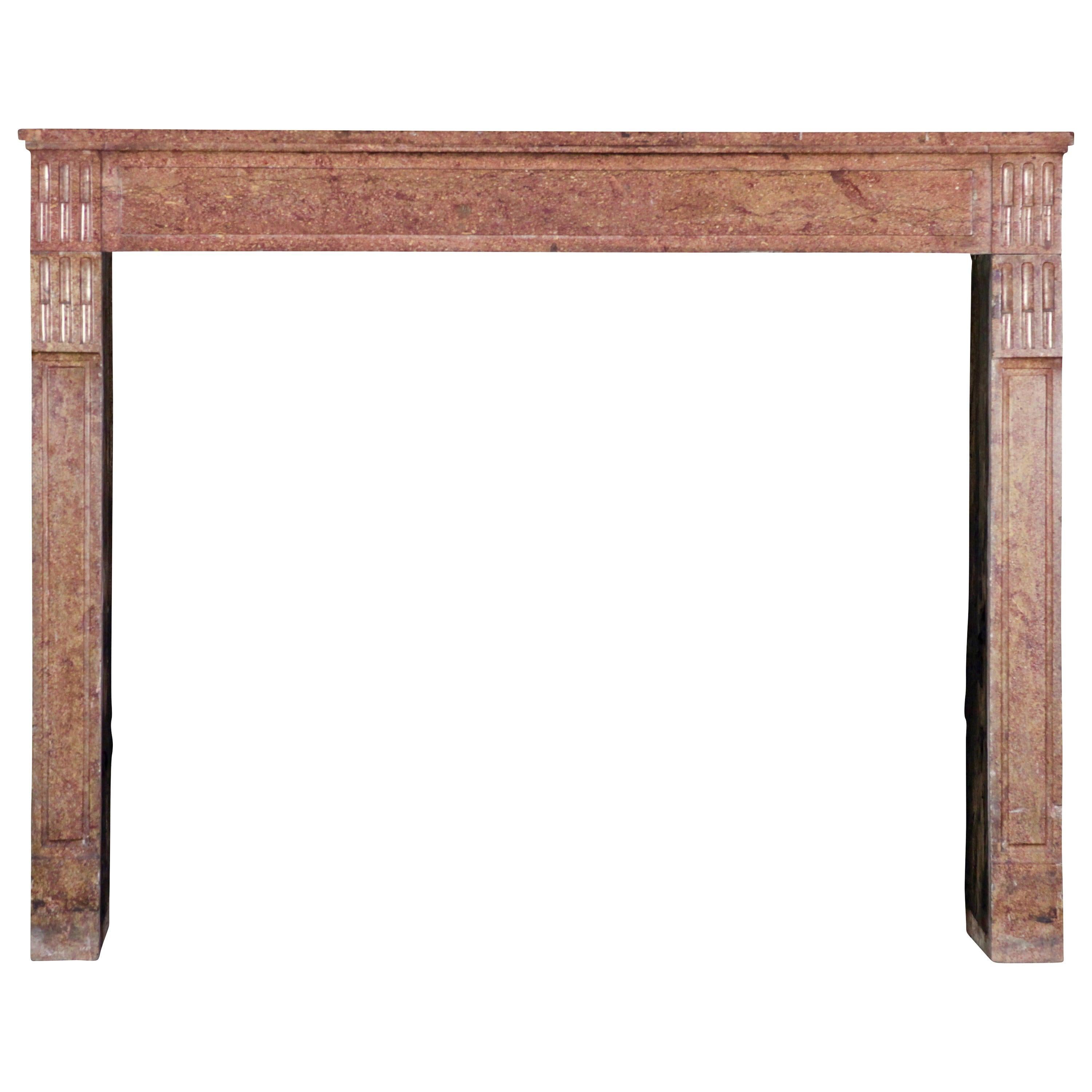 18th Century French Classic Library Antique Fireplace Surround For Sale