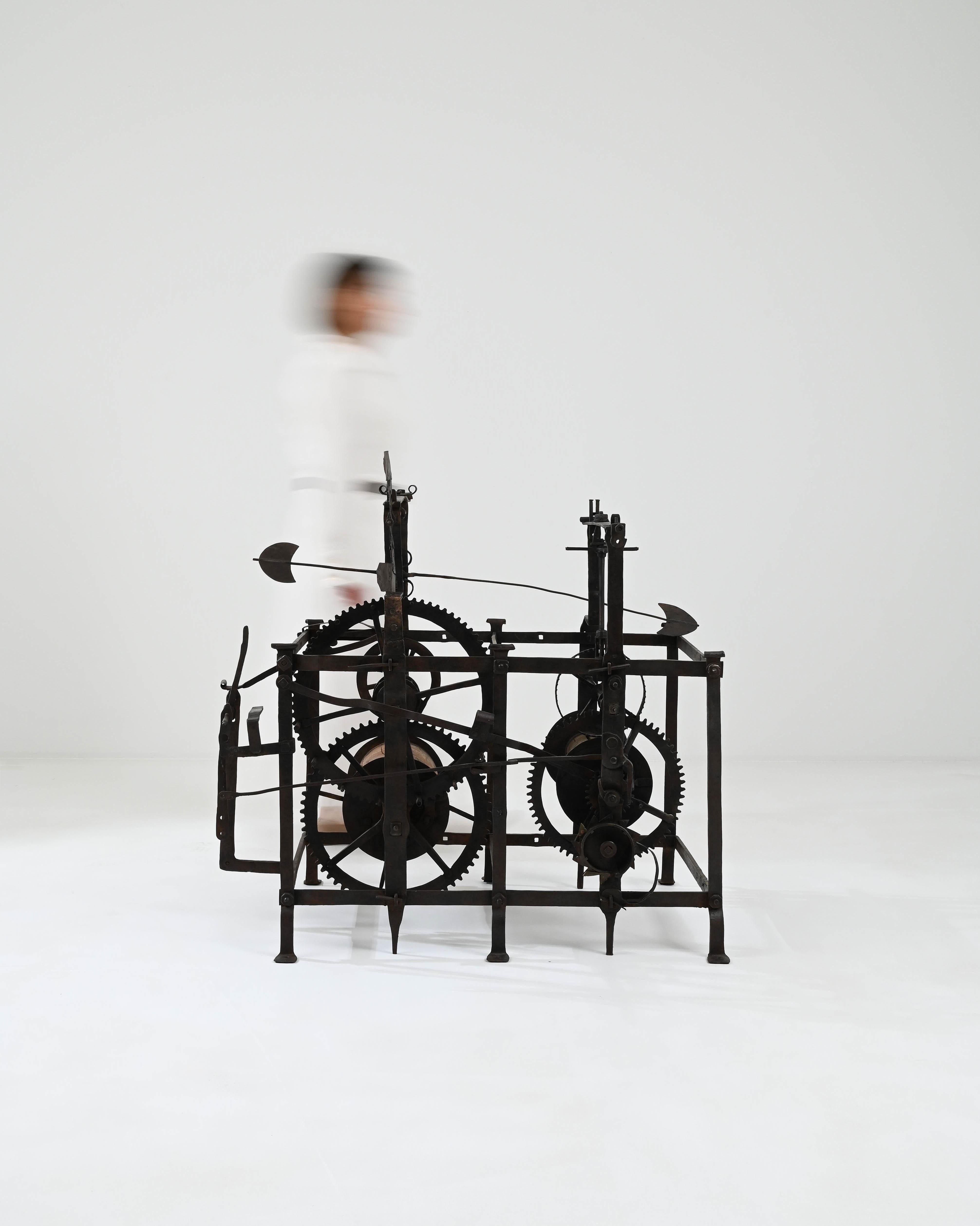 Industriel Mécanisme de tour de l'horloge française du 18e siècle en vente