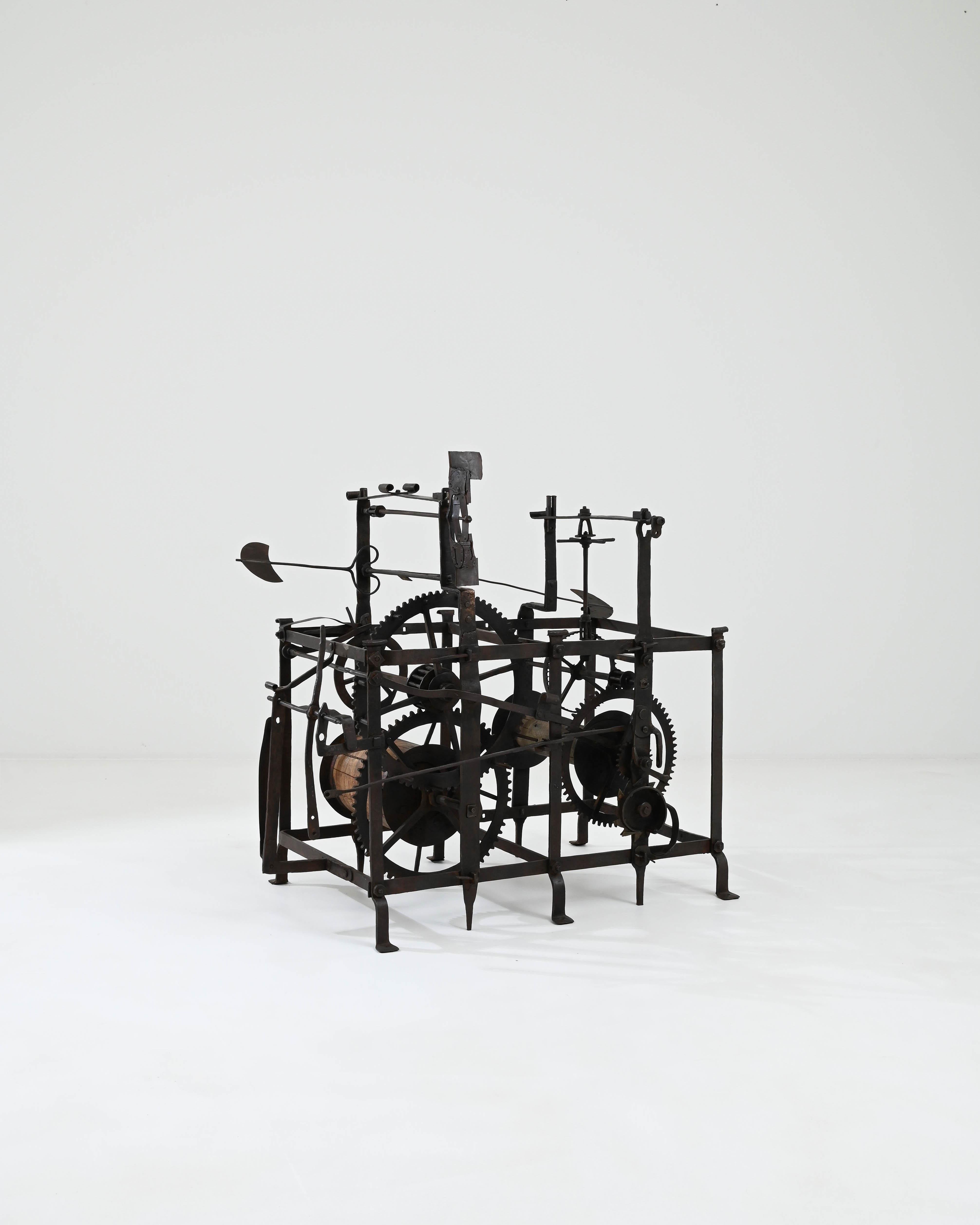 Industrial 18th Century French Clock Tower Mechanism For Sale