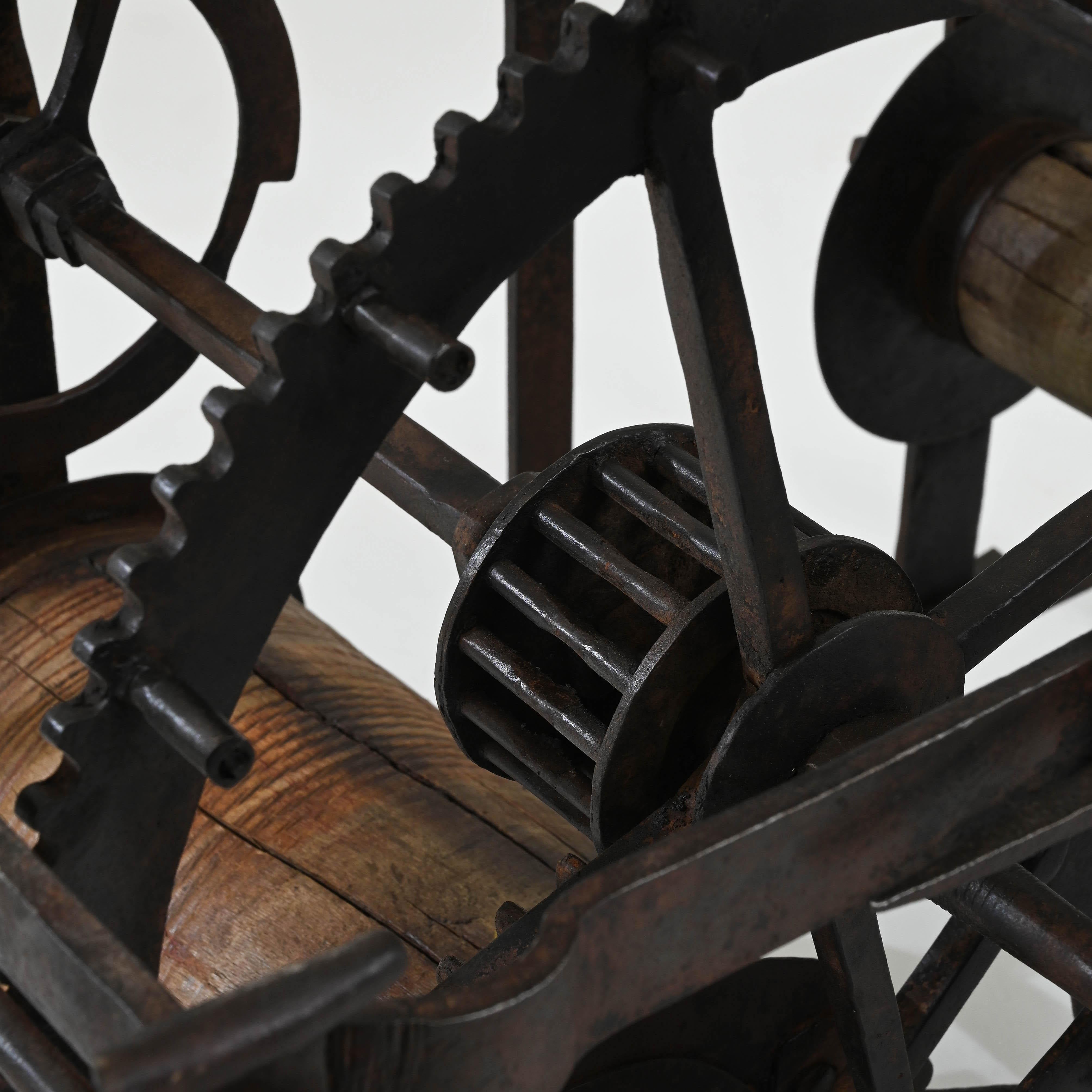 Mécanisme de tour de l'horloge française du 18e siècle en vente 2