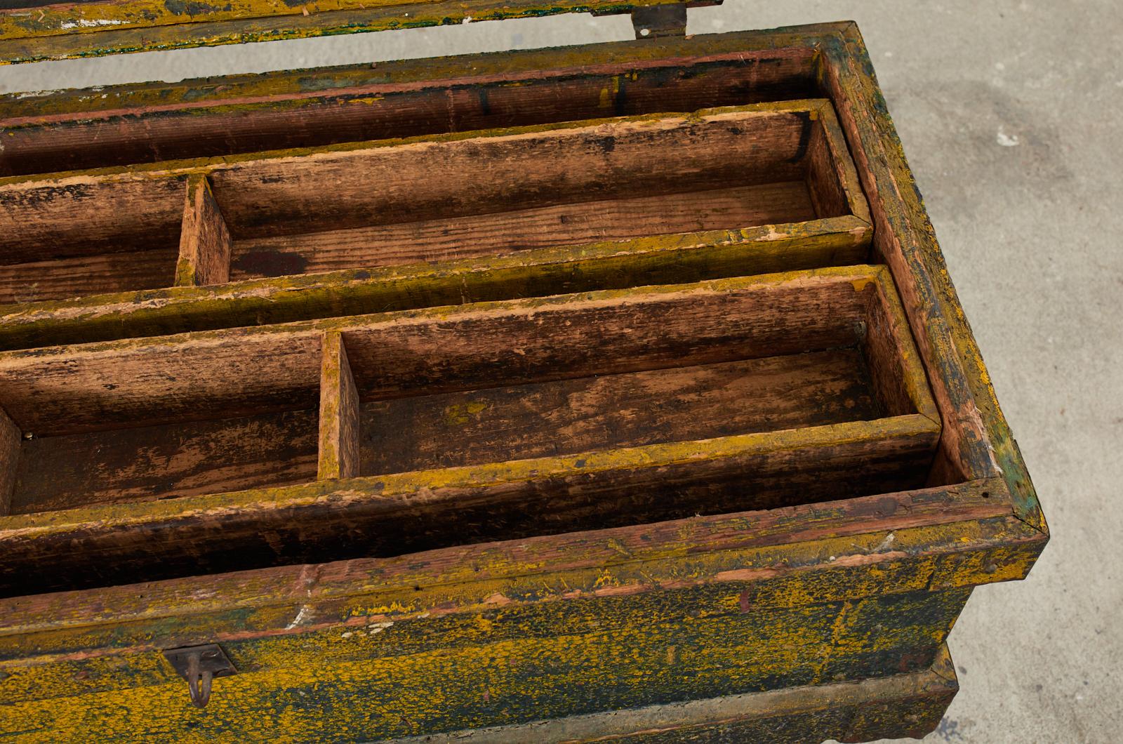 18th Century French Cobbler's Cart Painted by Ira Yeager 3