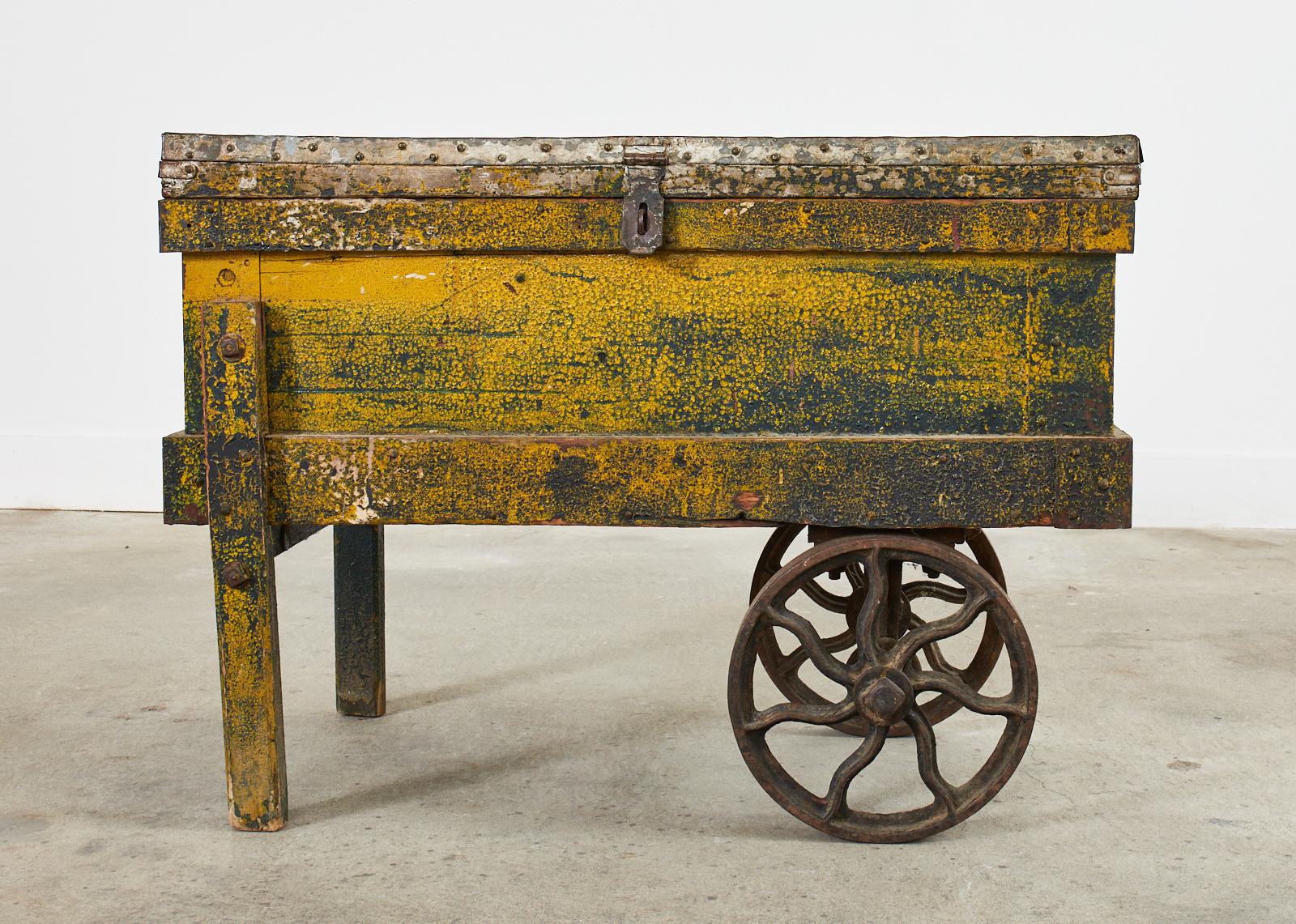 18th Century French Cobbler's Cart Painted by Ira Yeager 10