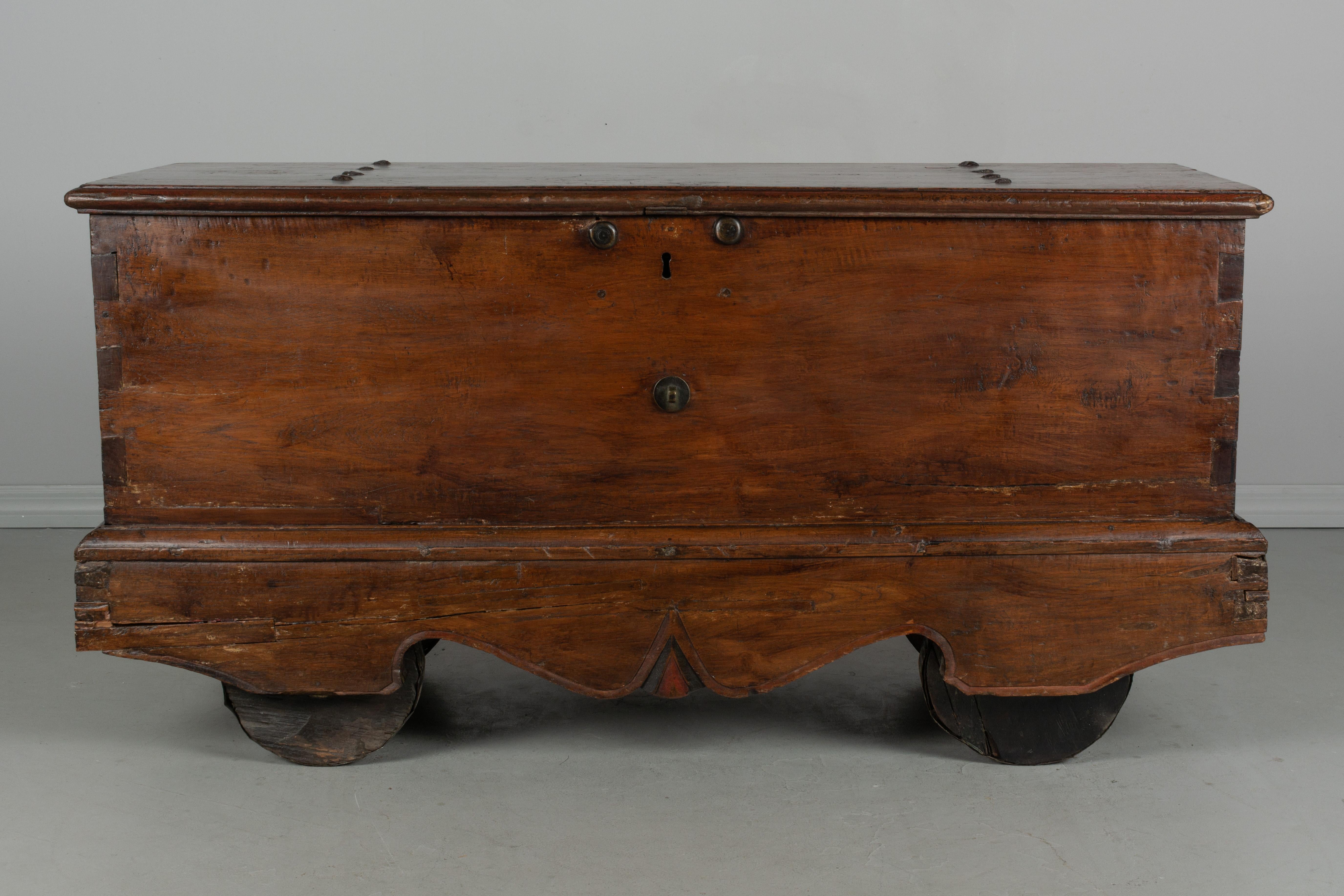18th Century French Coffer or Blanket Chest 1