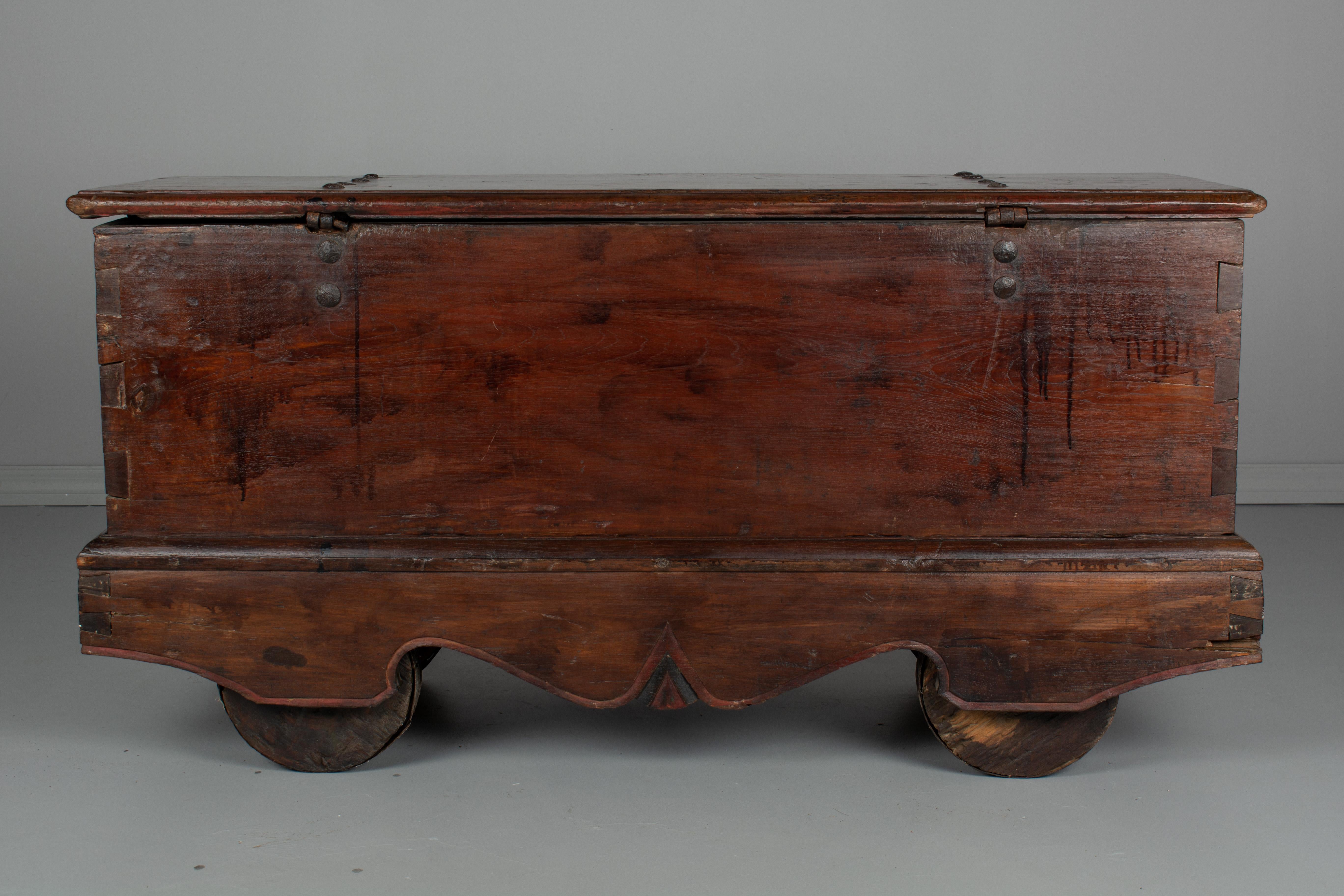 18th Century French Coffer or Blanket Chest 2