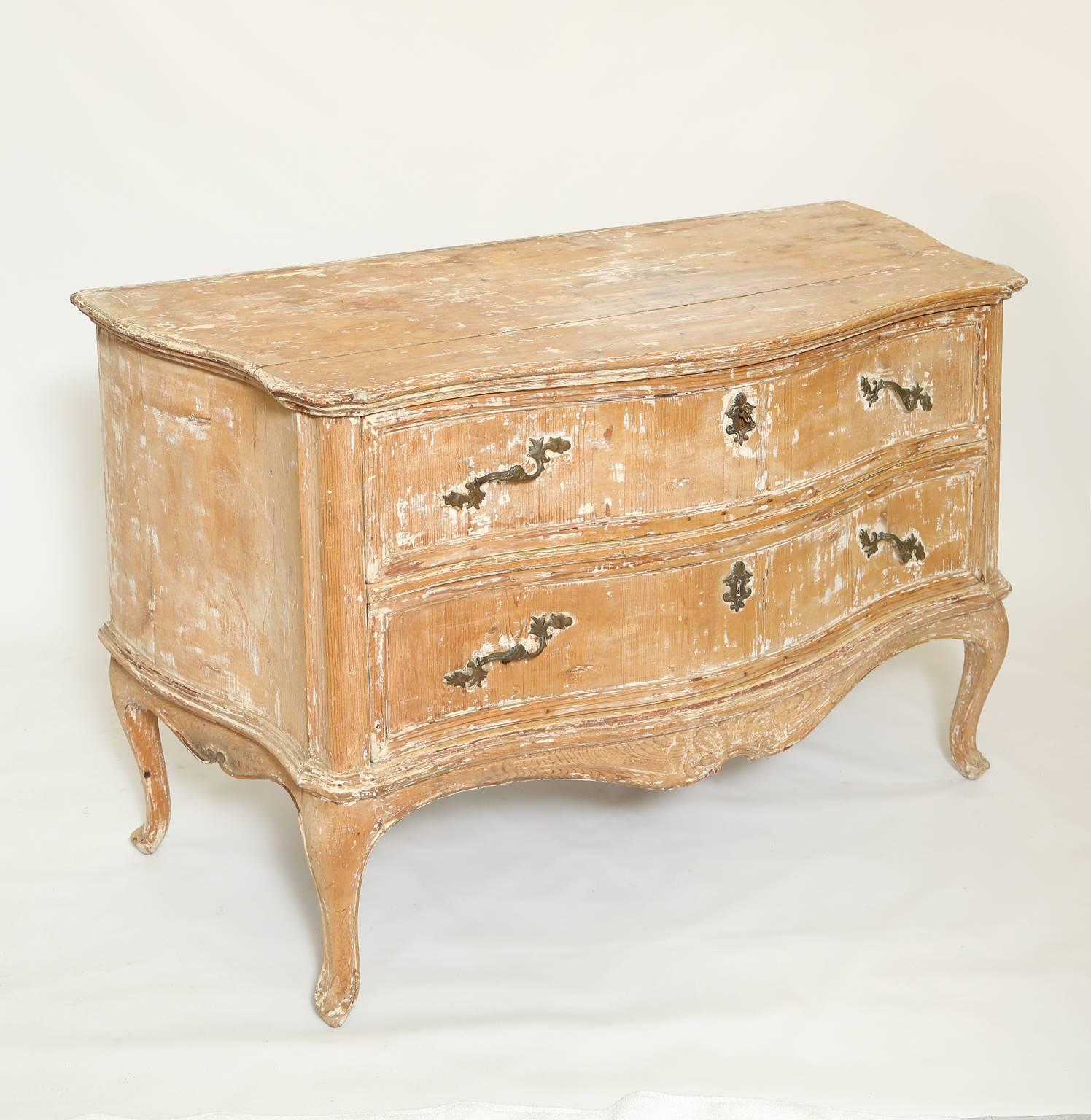 Pine 18th Century French Commode For Sale