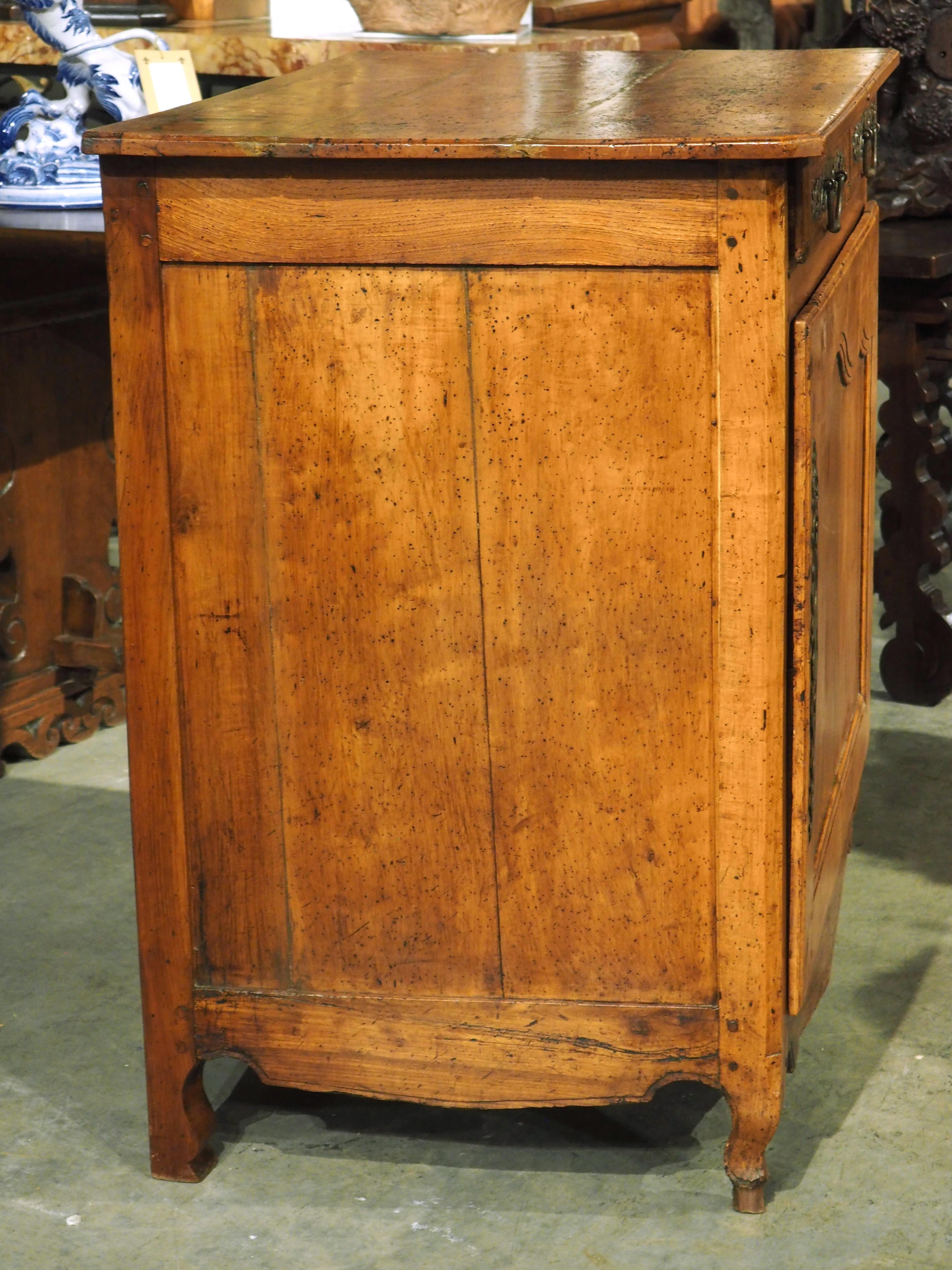 18th Century French Confiturier Cabinet in Carved Cherrywood 9