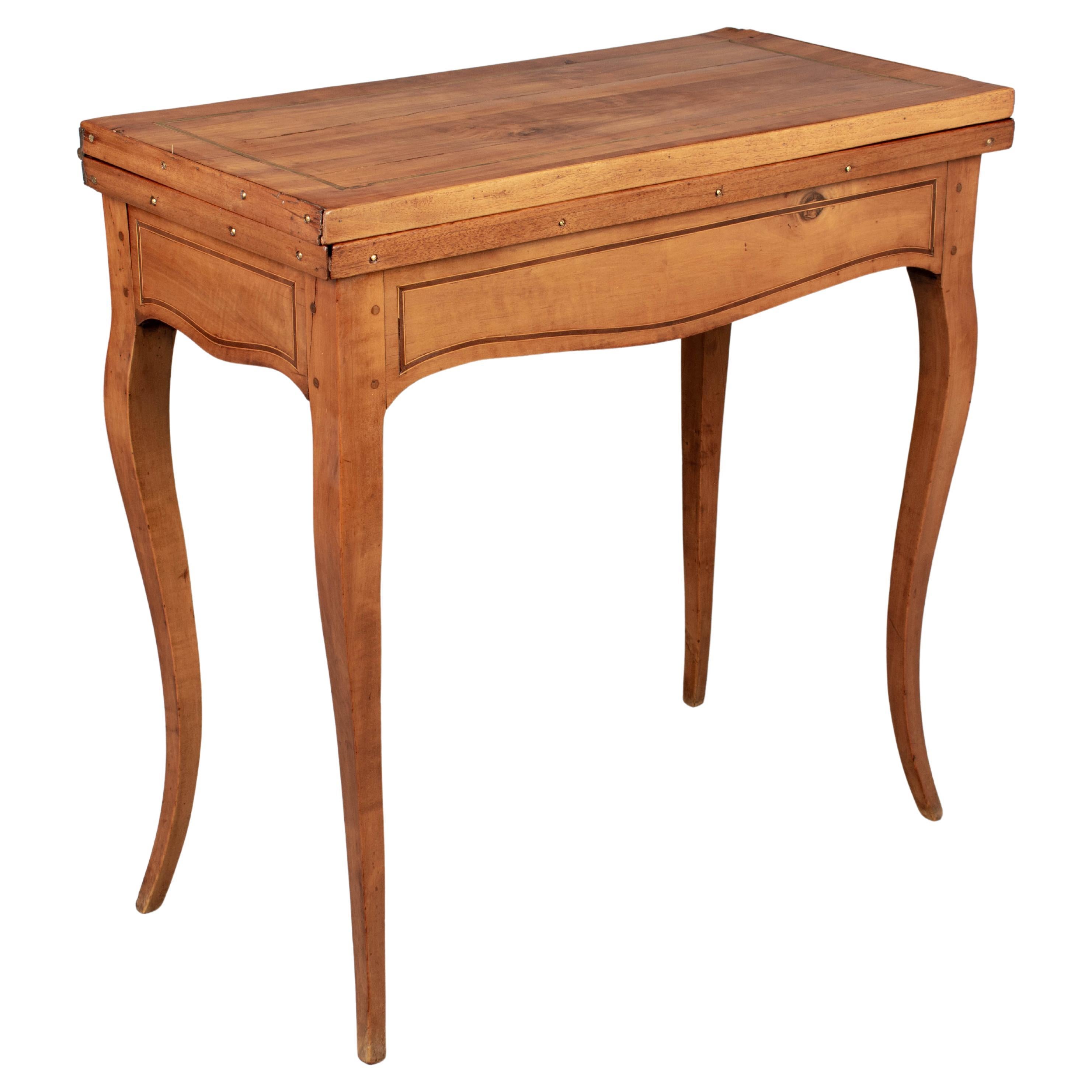 Antique French Napoleon III Console Game Table at 1stDibs