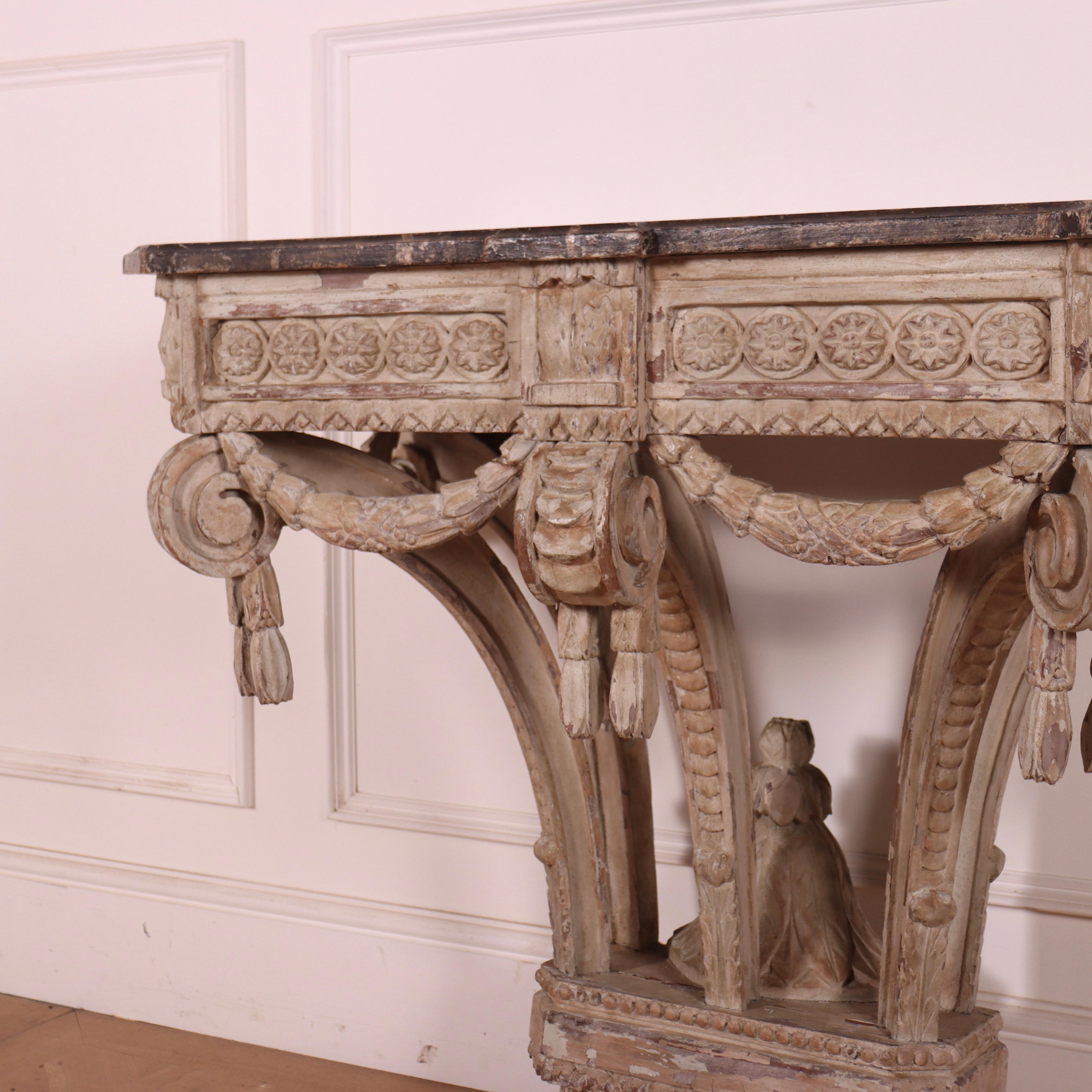 18th Century French Console Table In Good Condition For Sale In Leamington Spa, Warwickshire