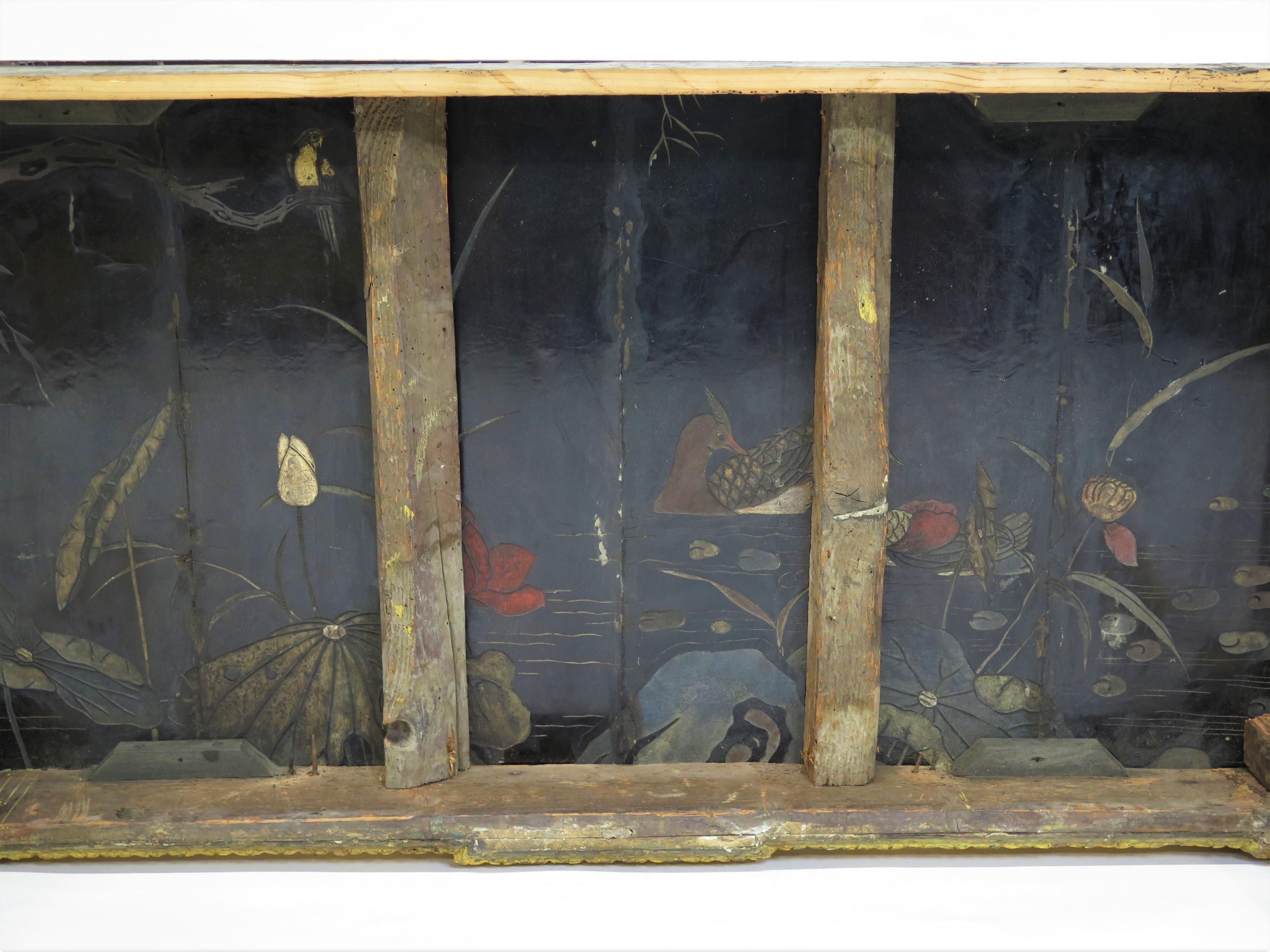 18th Century French Console with Chinese Coromandel Top 7