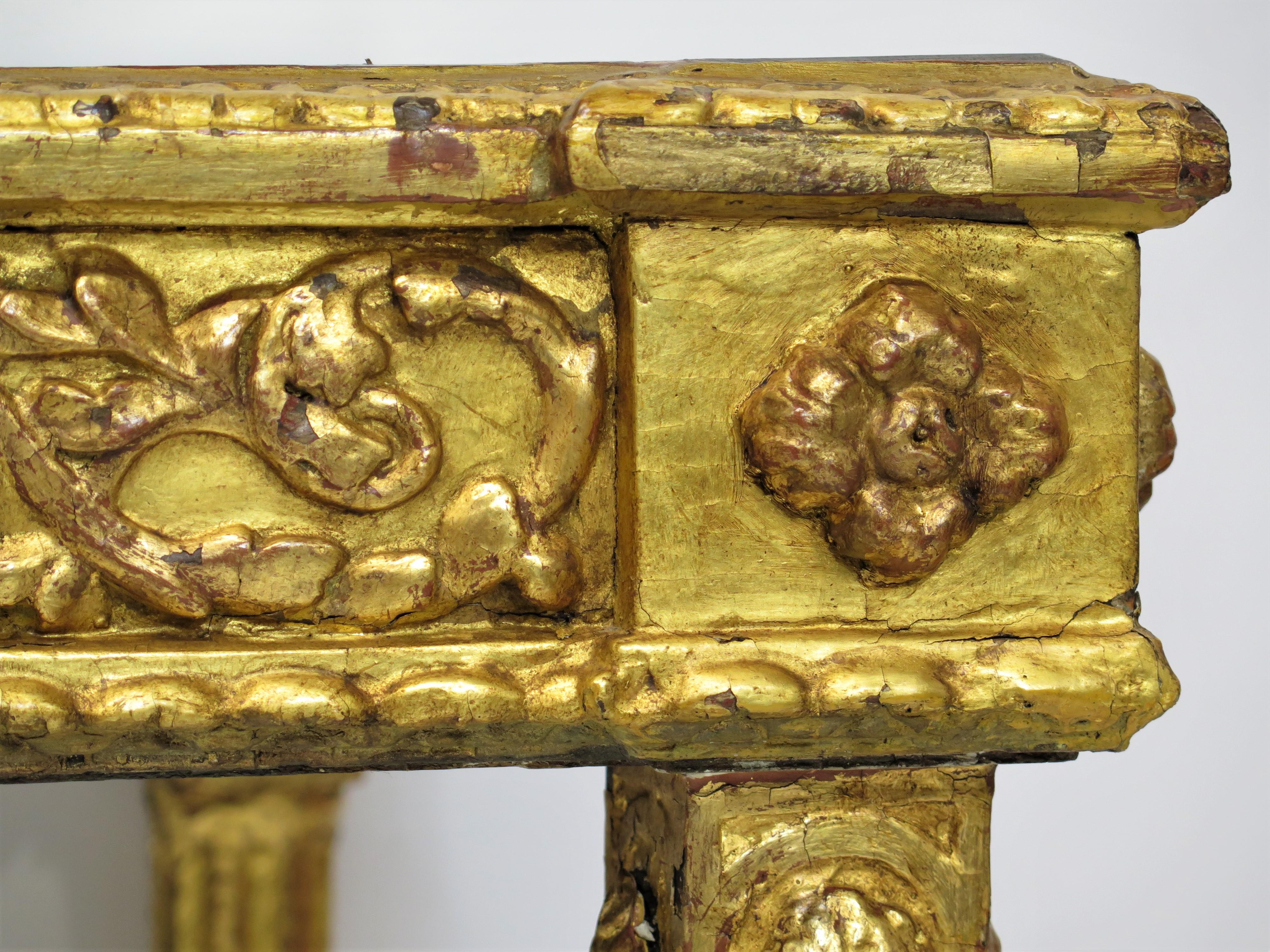 18th Century and Earlier 18th Century French Console with Chinese Coromandel Top For Sale