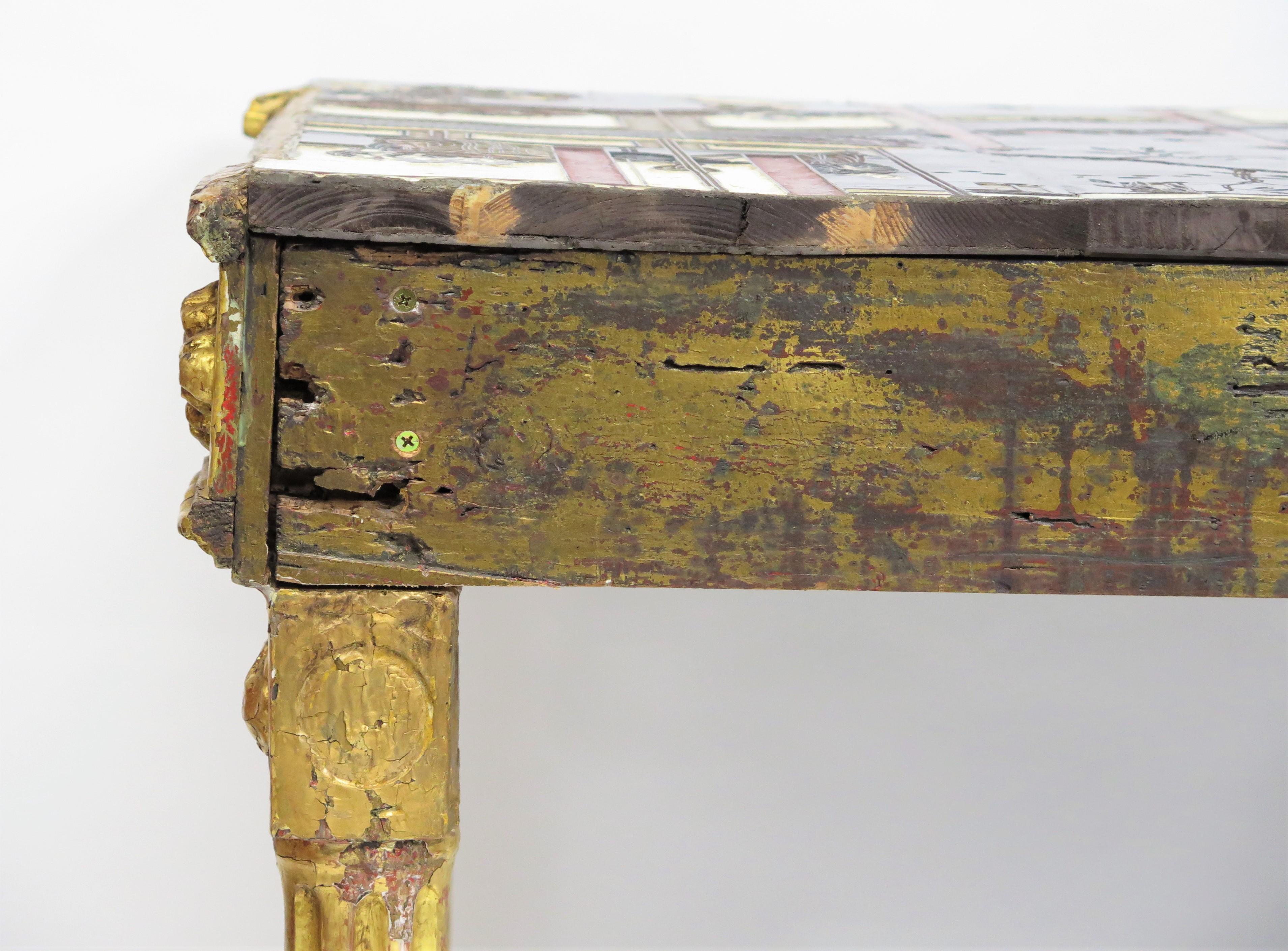 18th Century French Console with Chinese Coromandel Top For Sale 2