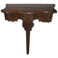 18th Century French Console with Faux Marble Top