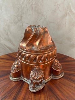 18th century French Cooper Cake Mold