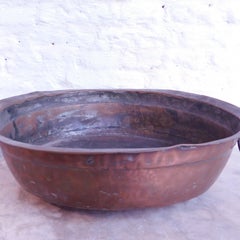 18th Century French Copper Bowl or Pan
