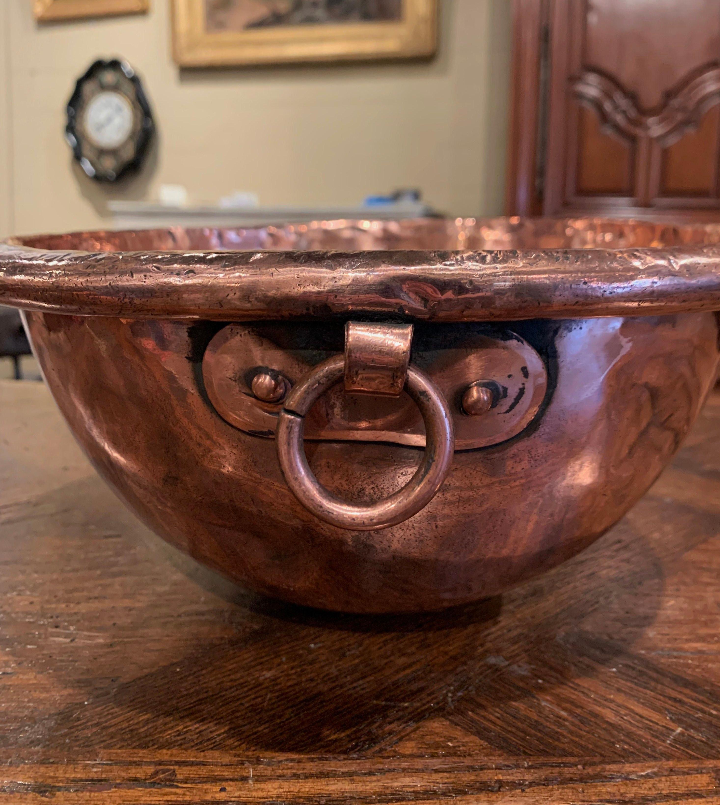 18th Century French Copper Jelly Bowl from Normandy 1