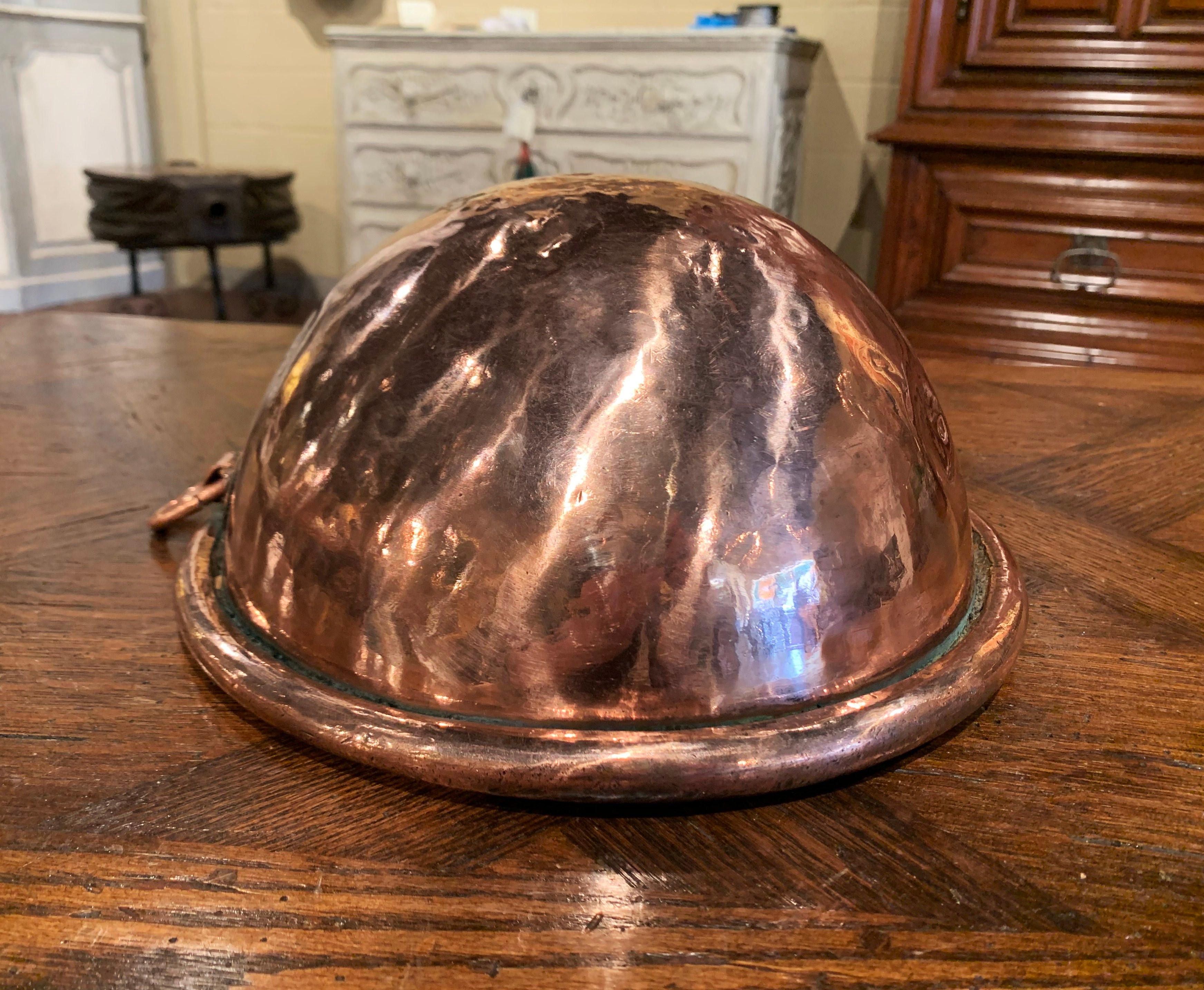 18th Century French Copper Jelly Bowl from Normandy 3