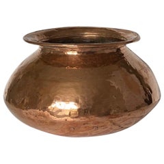 18th Century French Copper Log Bin
