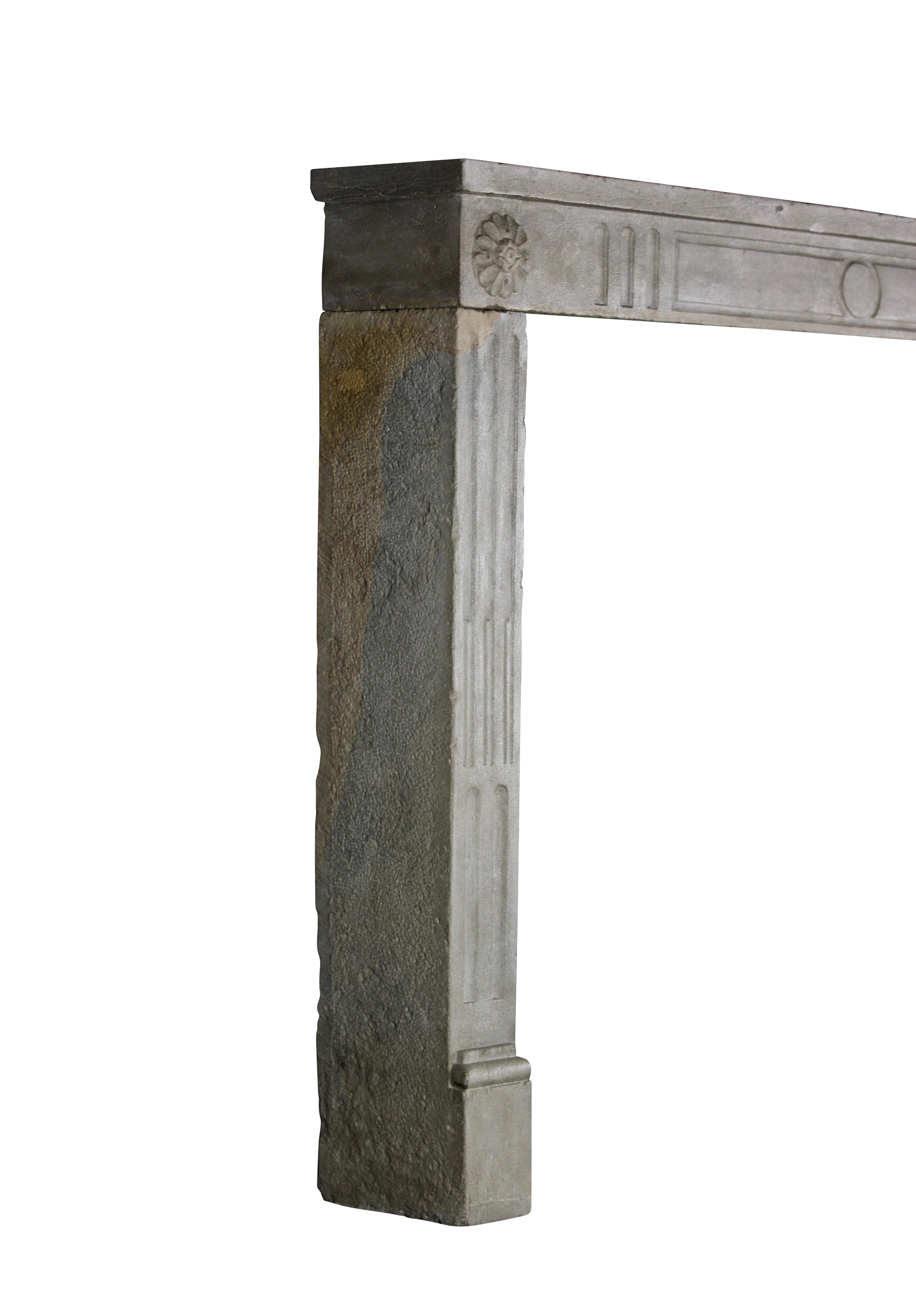 18th Century French Country Antique Fireplace Mantle 7