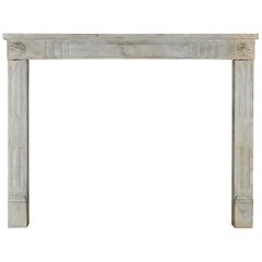 18th Century French Country Antique Fireplace Mantle