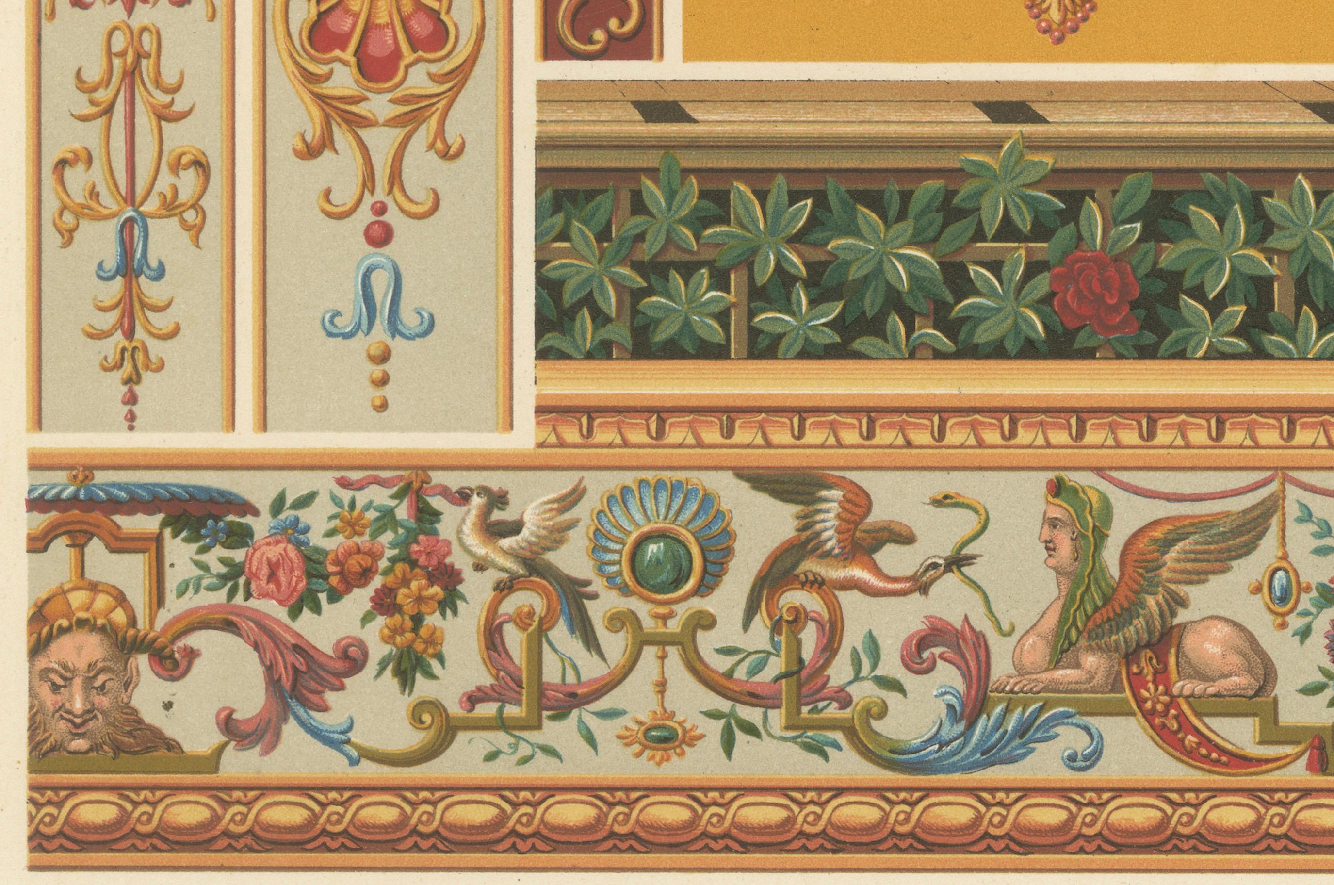 Panneaux décoratifs français du XVIIIe siècle - Motifs néoclassiques et chinoiseries Bon état - En vente à Langweer, NL