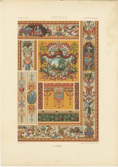 Panneaux décoratifs français du XVIIIe siècle - Motifs néoclassiques et chinoiseries