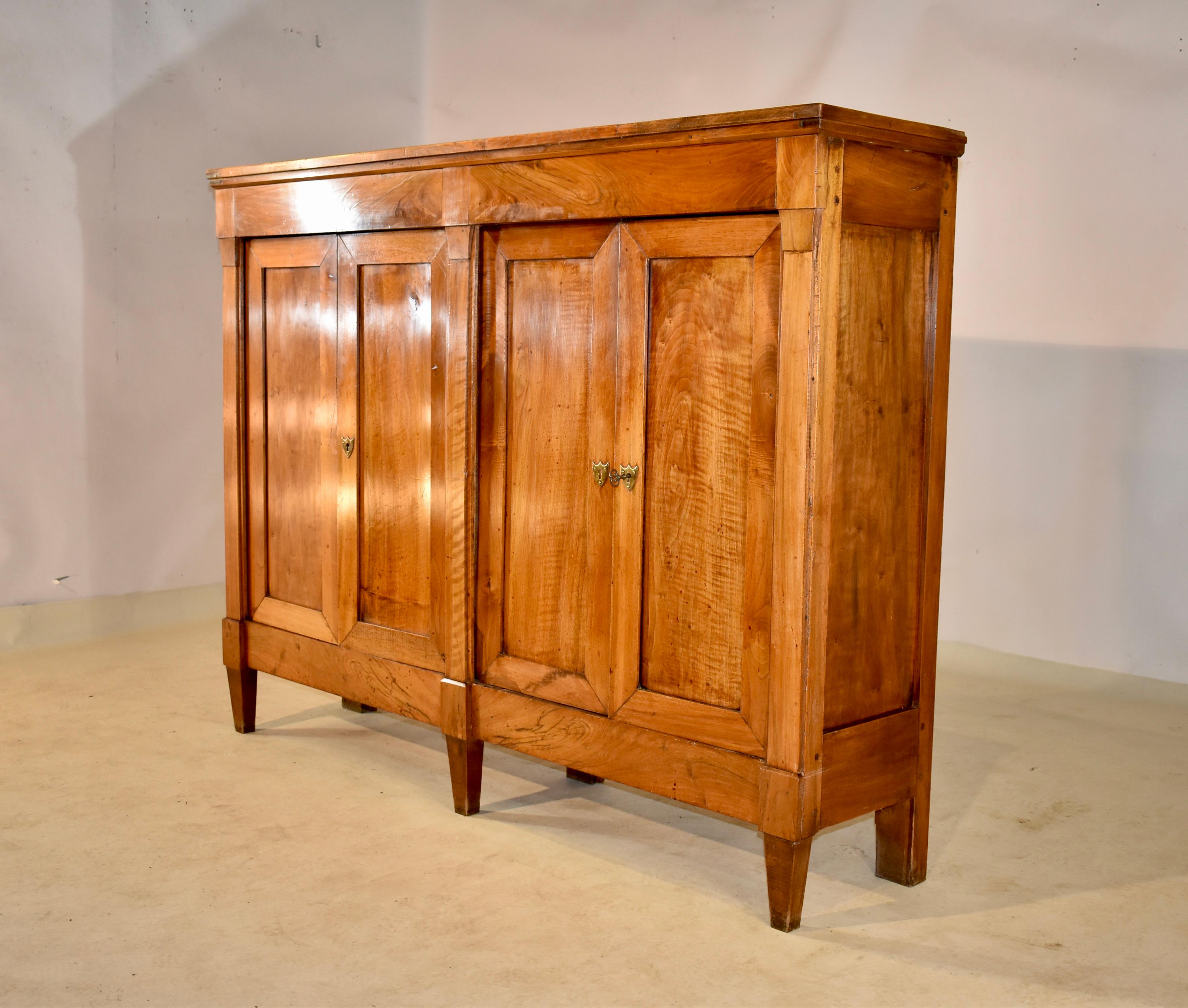 Cherry 18th Century French Directoire Buffet For Sale