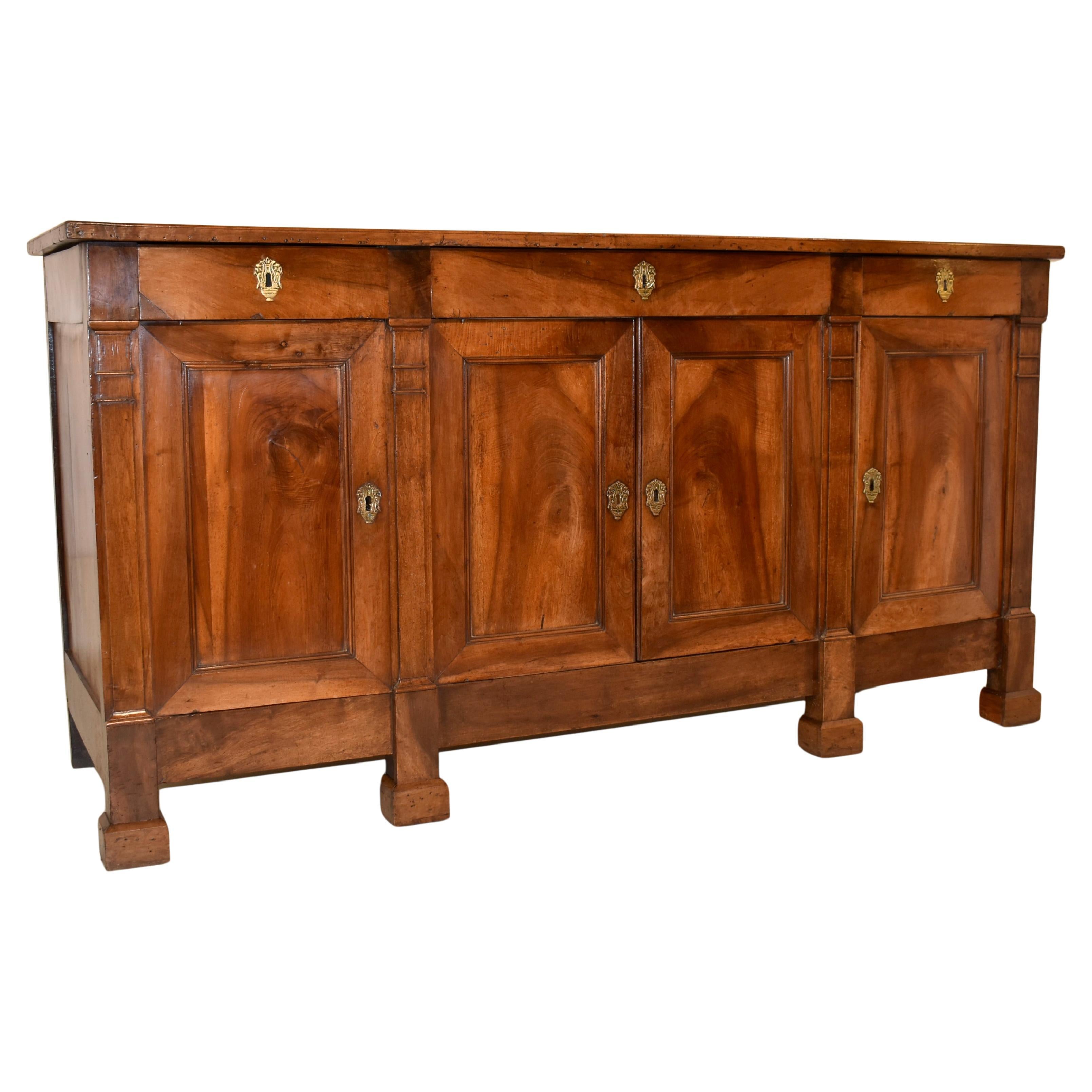 18th Century French Directoire Enfilade Made From Walnut