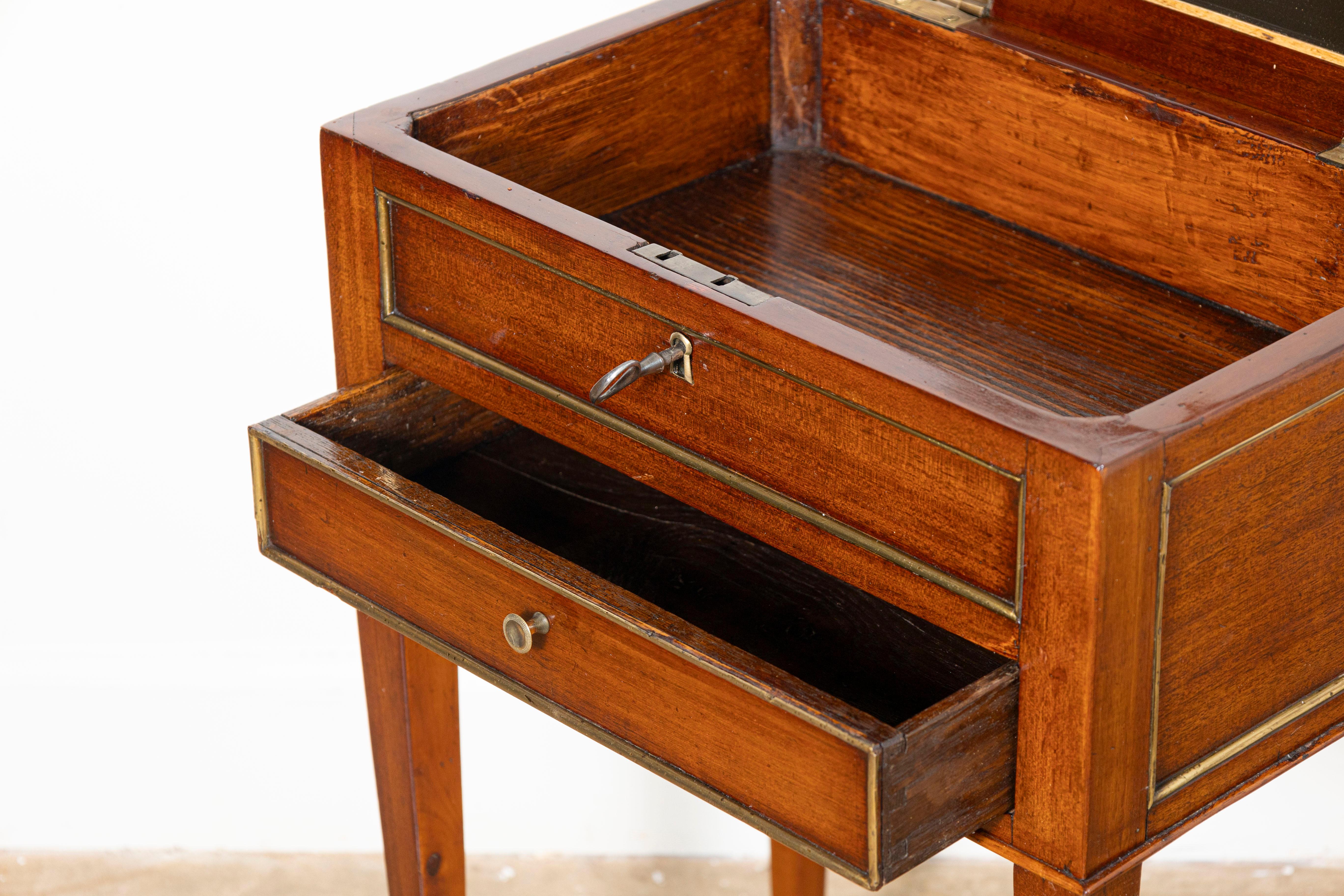 Brass 18th Century French Dressing Table For Sale
