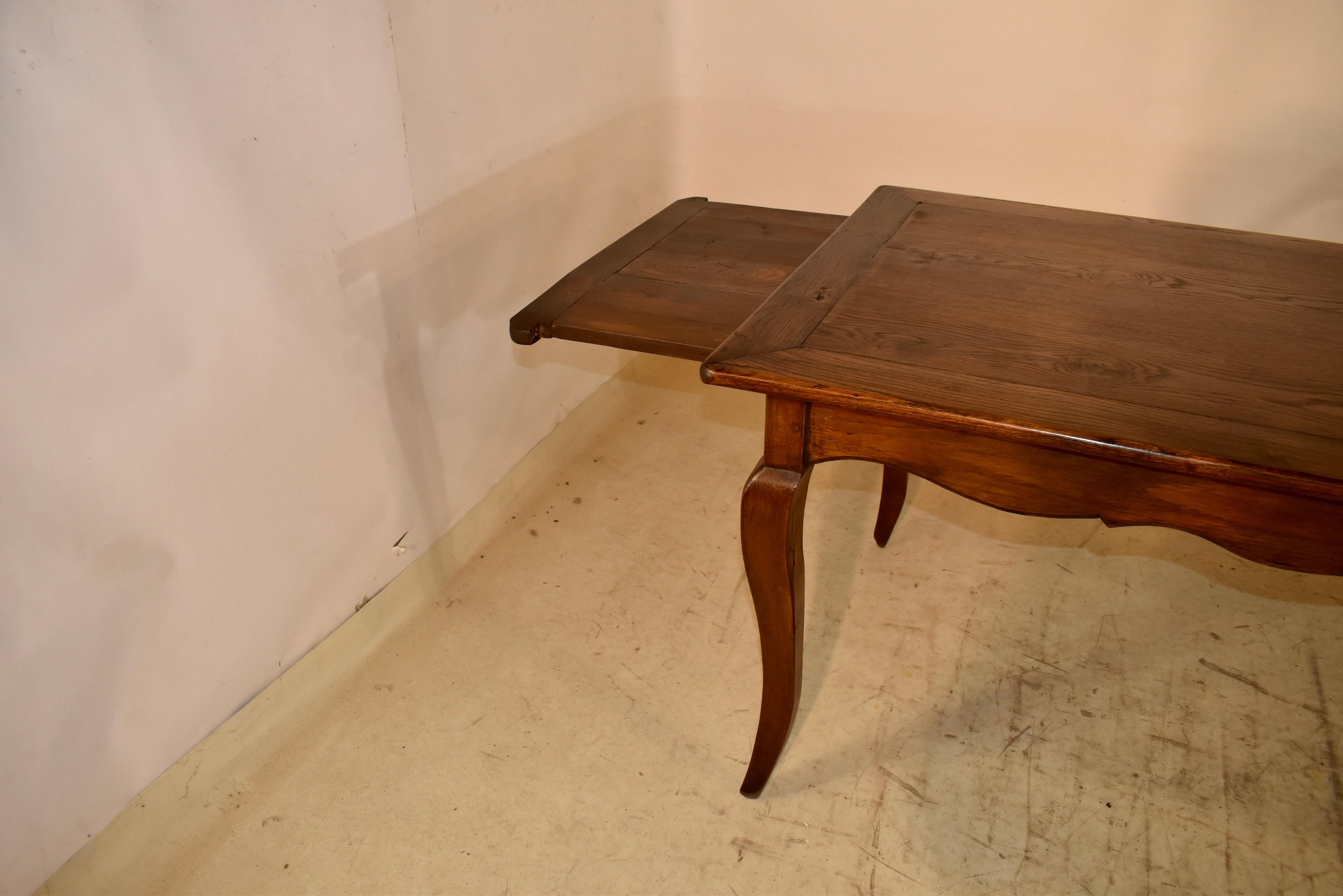 18th Century French Elm Farm Table For Sale 3