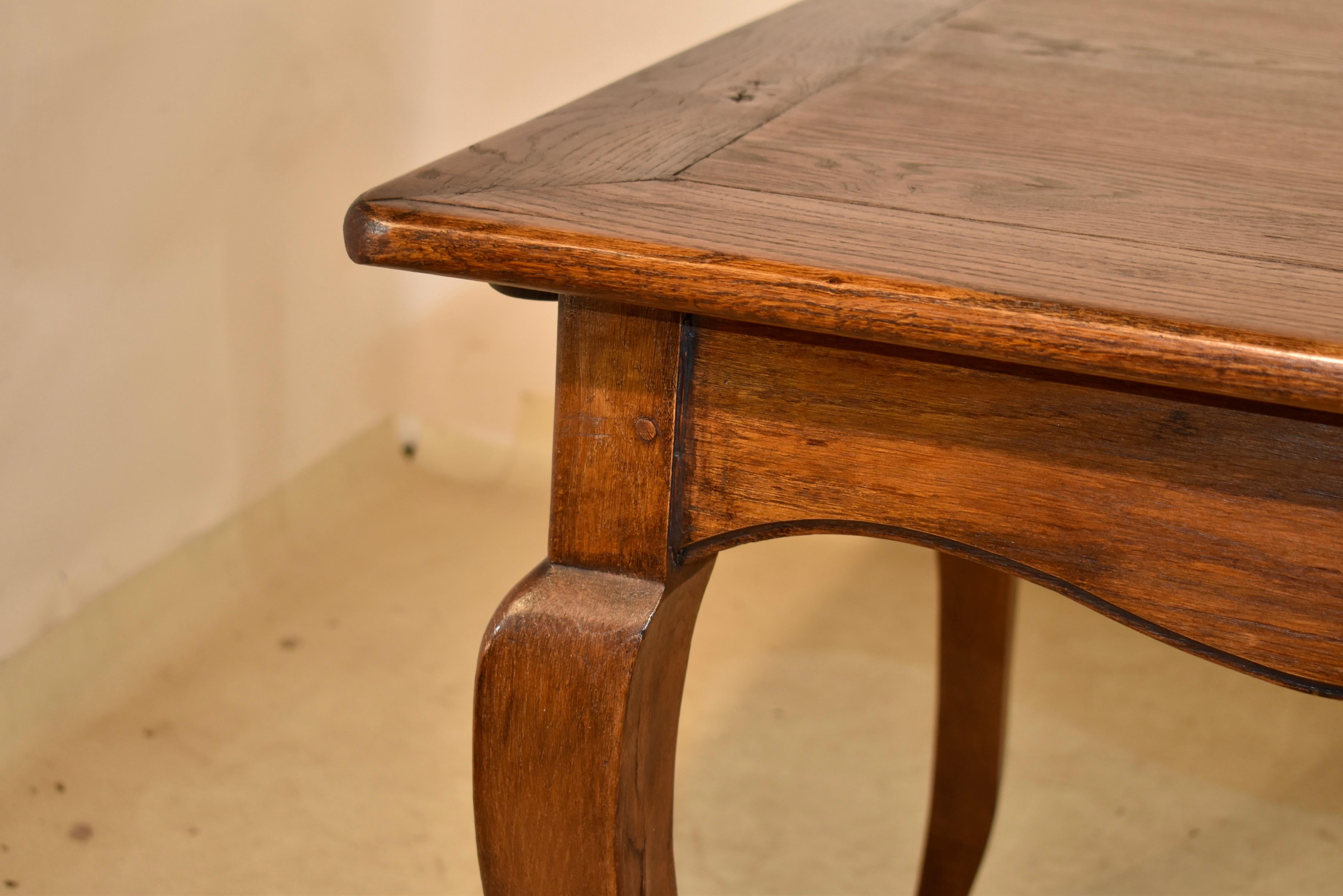 18th Century French Elm Farm Table For Sale 4