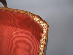 Cassetta delle lettere in pelle goffrata del XVIII secolo, "Coffret a Courrier".