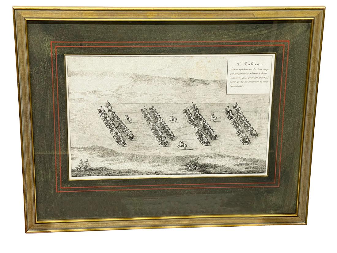 Französische Gravur eines Geschwaders aus dem 18. Jahrhundert von Blarenberghe im Angebot 3