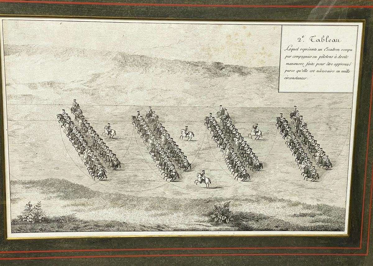 Französische Gravur eines Geschwaders aus dem 18. Jahrhundert von Blarenberghe im Angebot 4