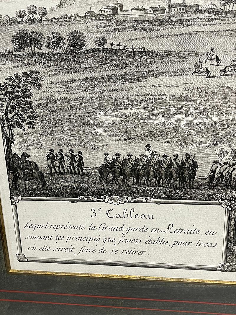 18th Century French engraving represents a Grand Guard by Blarenberghe For Sale 5