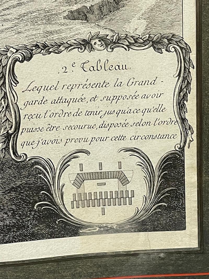 18th Century French engraving represents a Grand Guard by Blarenberghe For Sale 4