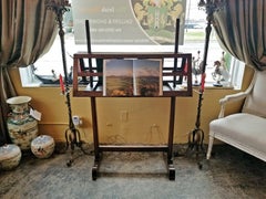18C French Country Large Walnut Duet/Quartet Stand