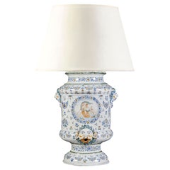 18th Century French Faeince Vase of Large Scale