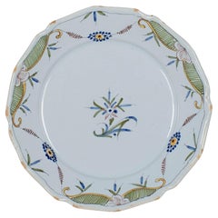 18th Century French Faience Plate