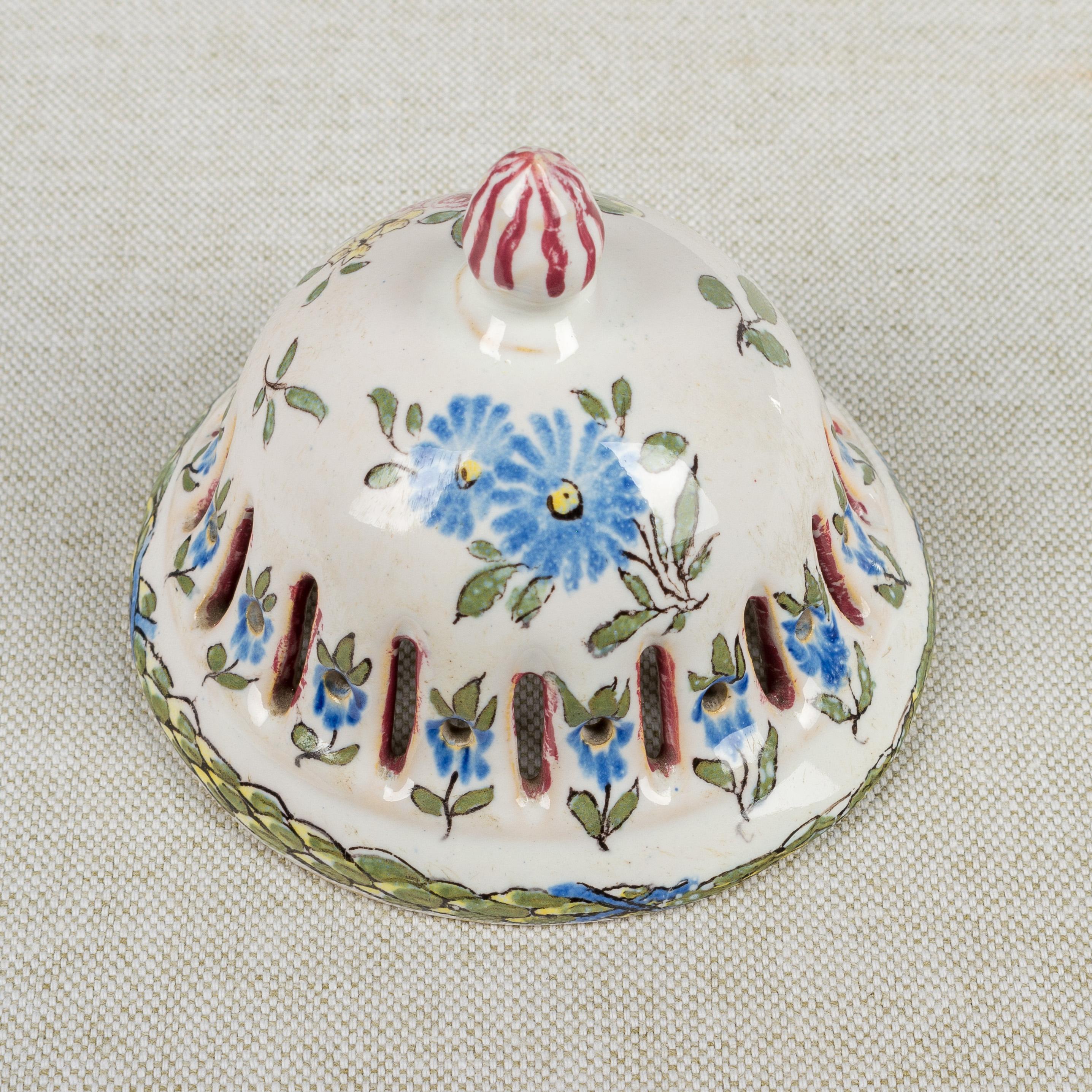 18th Century French Faience Potpourri Urn 8