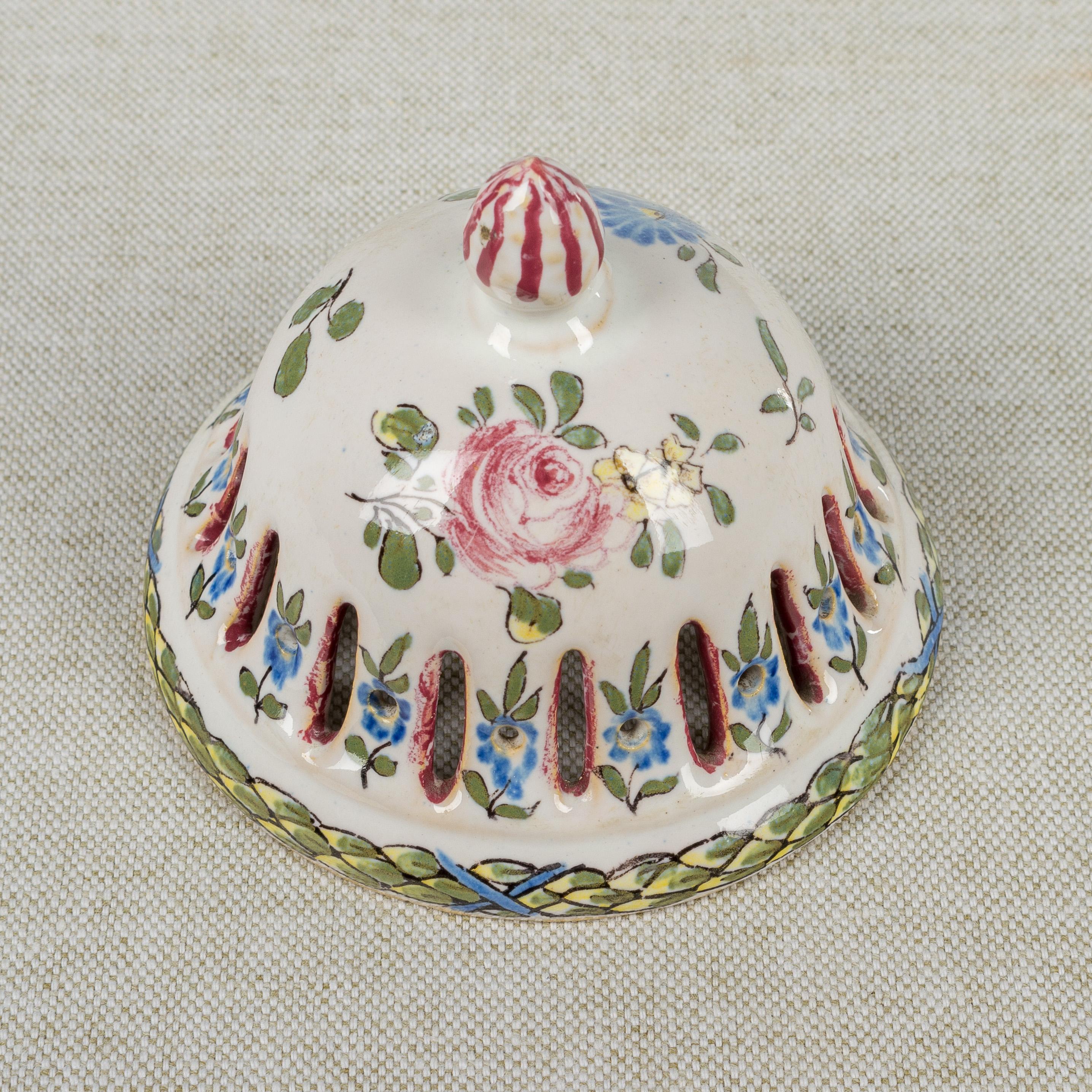 18th Century French Faience Potpourri Urn 9
