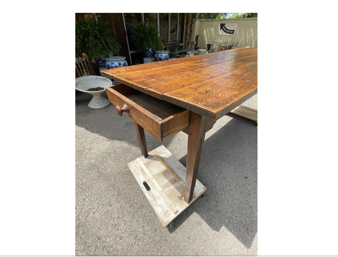 19th Century 18th Century French Farm Table