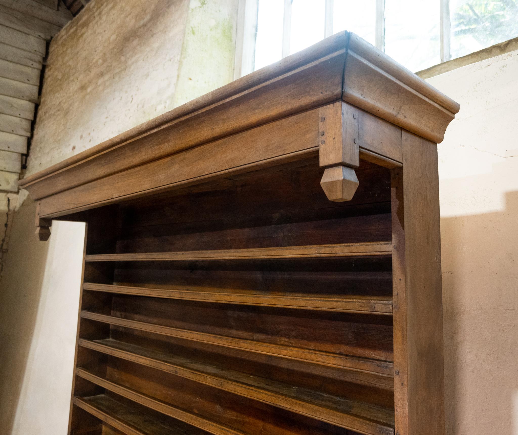 A Superb 18th Century French Empire Walnut Dresser For Sale 3