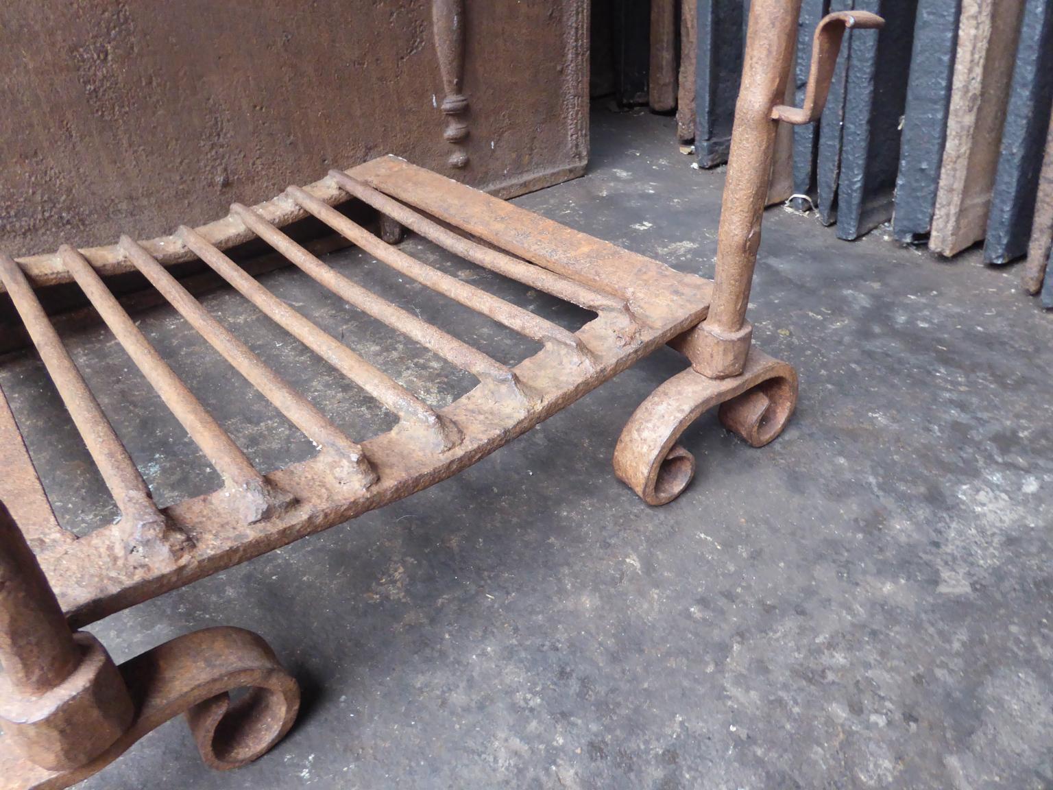 18th Century French Fire Grate, Fireplace Grate 1