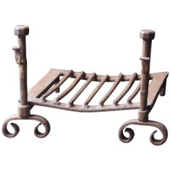 18th Century French Fire Grate, Fireplace Grate