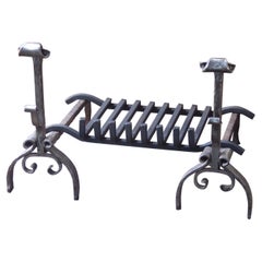 18th Century French Fire Grate, Fireplace Grate